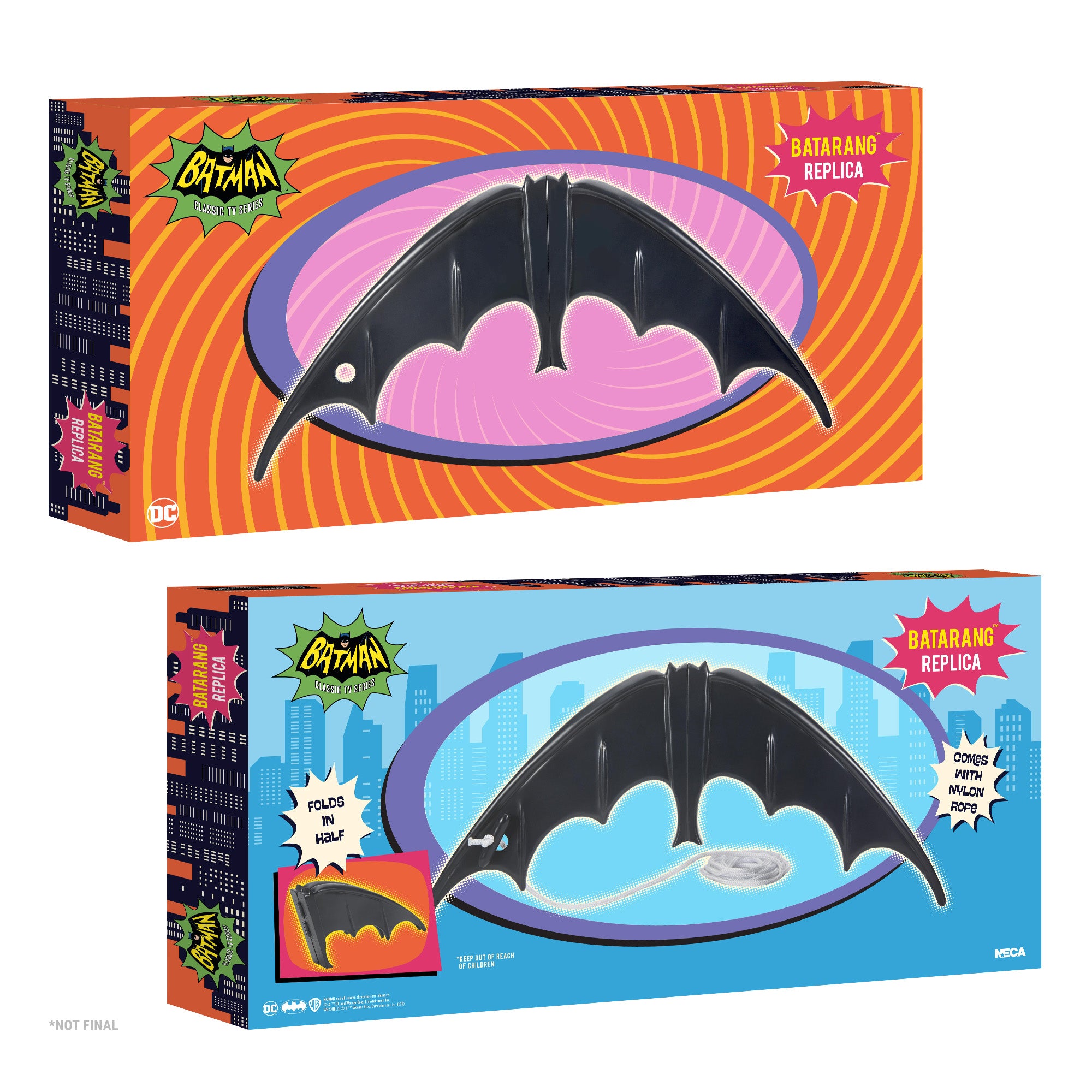 Batman 1966 TV Show Batman Batarang packaging