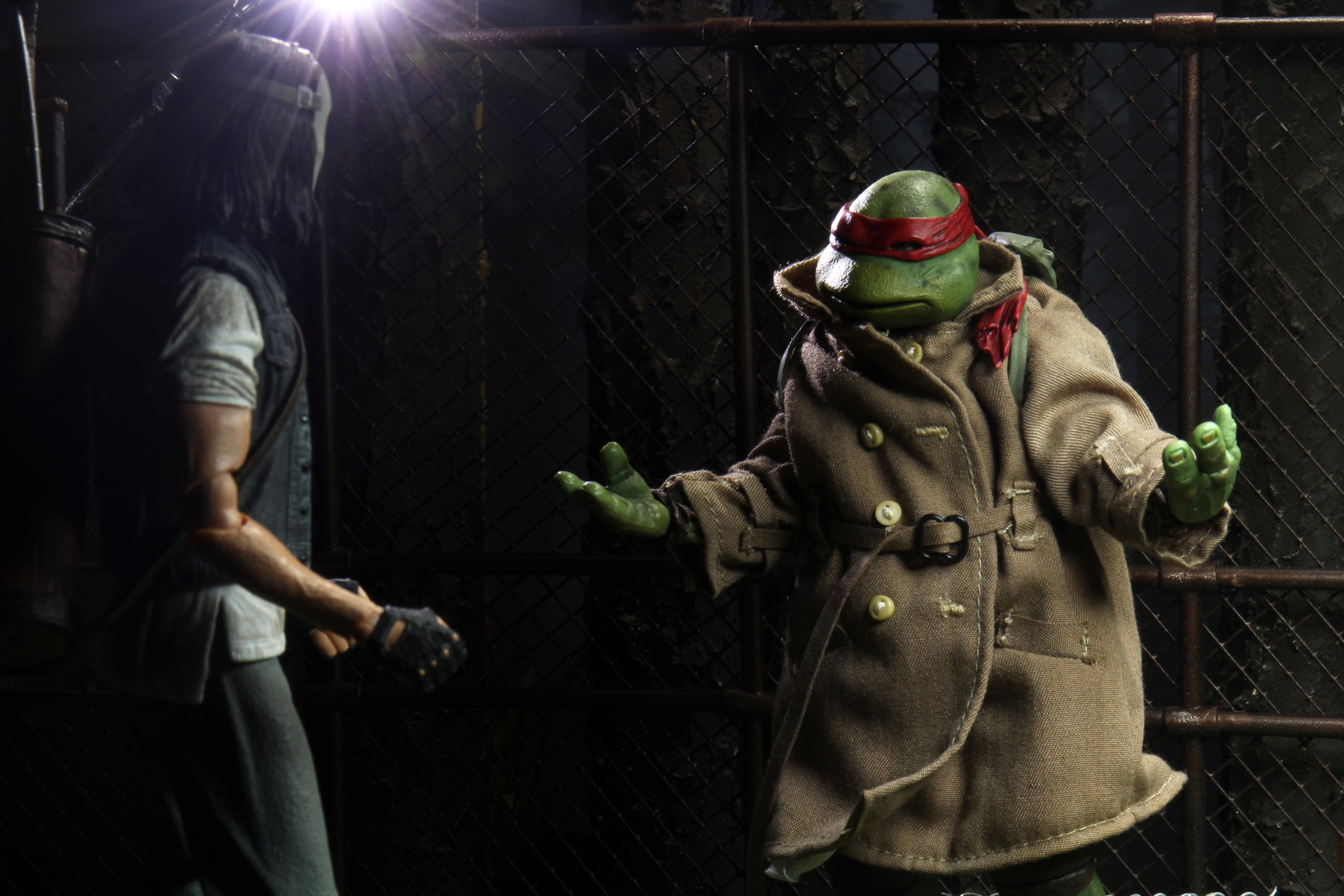 Teenage Mutant Ninja Turtles (1990 Movie) - Casey Jones & Raphael in Disguise 7" Scale Action Figure 2 Pack - NECA