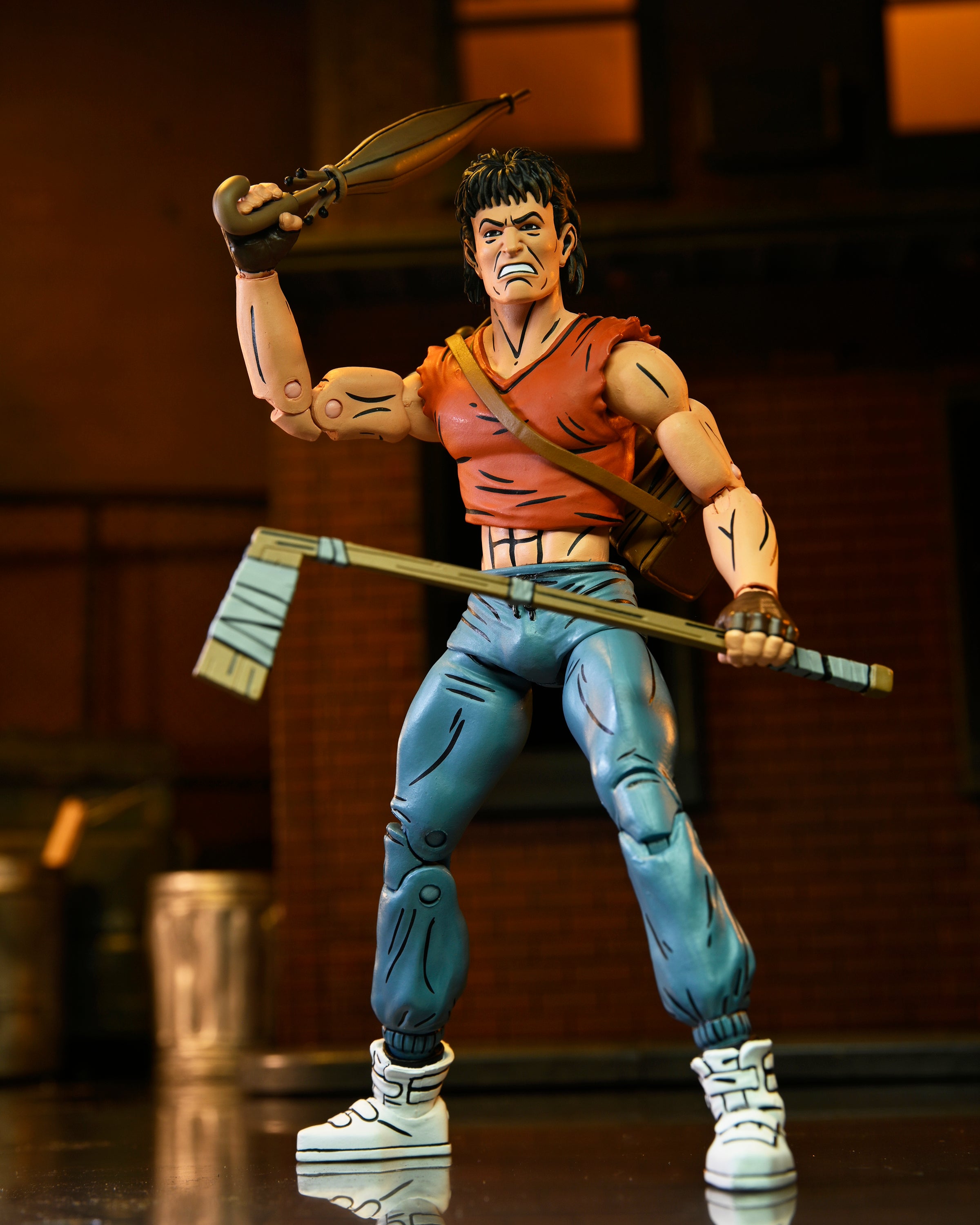 Teenage Mutant Ninja Turtles (Mirage Comics) Casey Jones in Red Shirt 7" Scale Action Figure - NECA