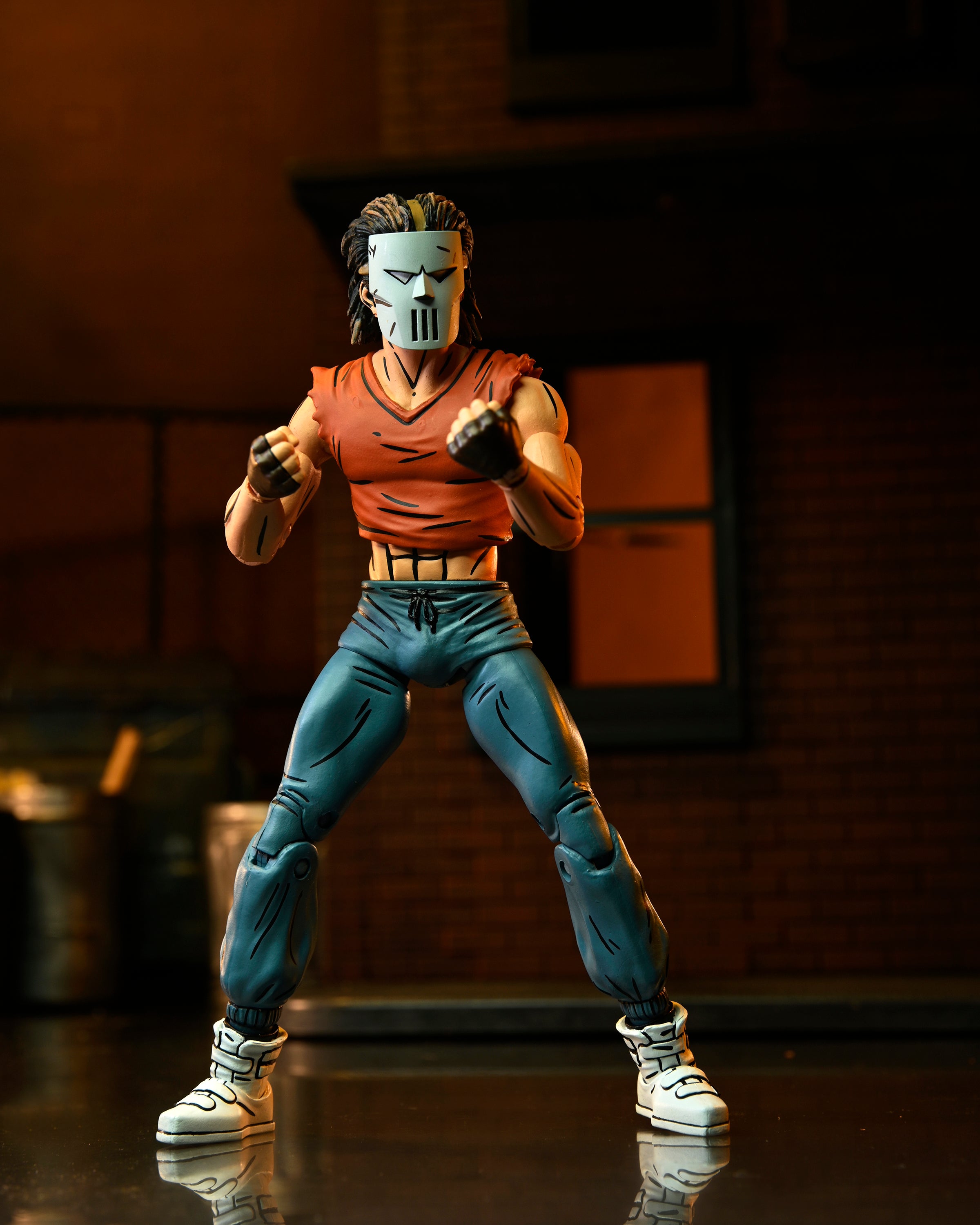 Teenage Mutant Ninja Turtles (Mirage Comics) Casey Jones in Red Shirt 7" Scale Action Figure - NECA