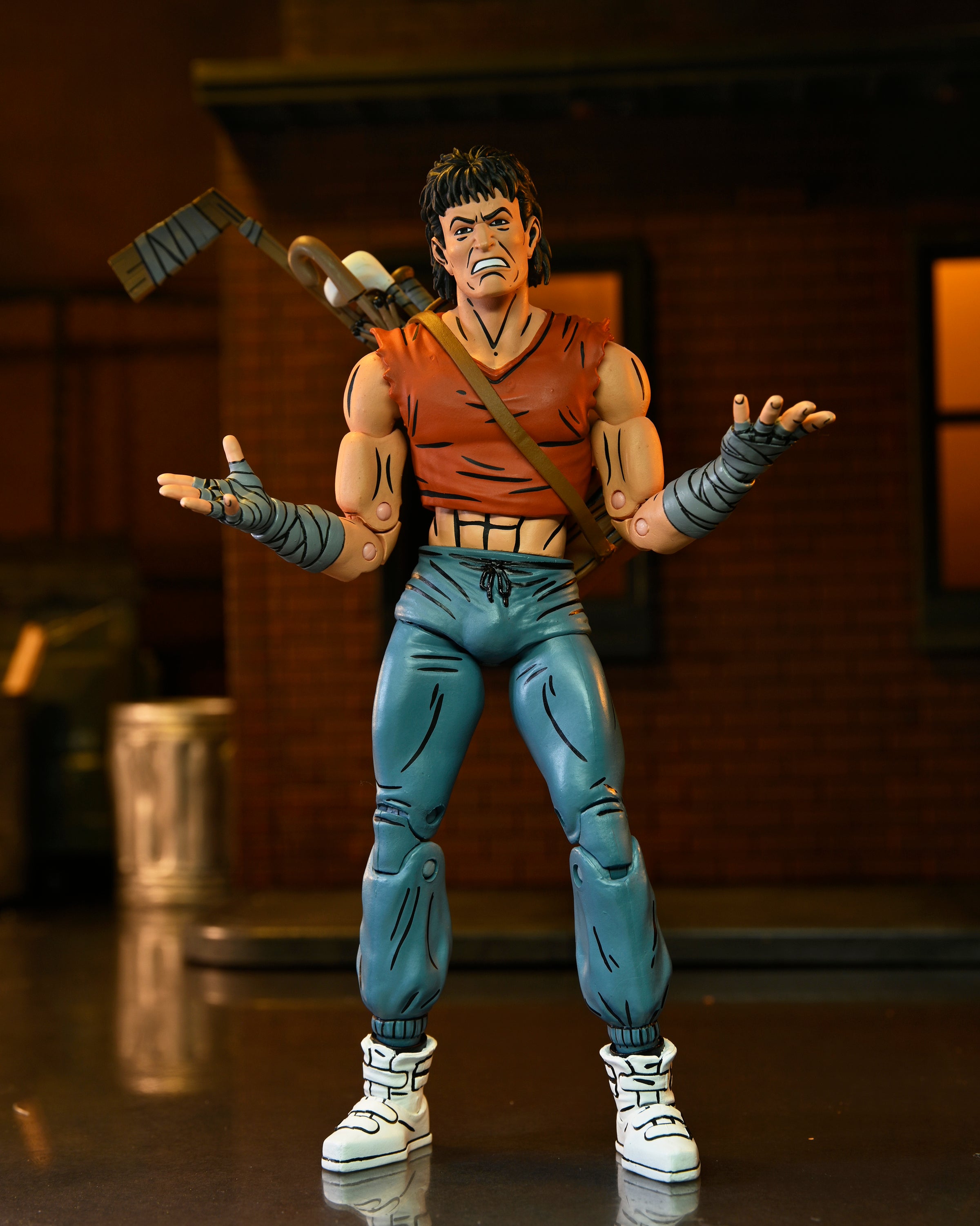 Teenage Mutant Ninja Turtles (Mirage Comics) Casey Jones in Red Shirt 7" Scale Action Figure - NECA