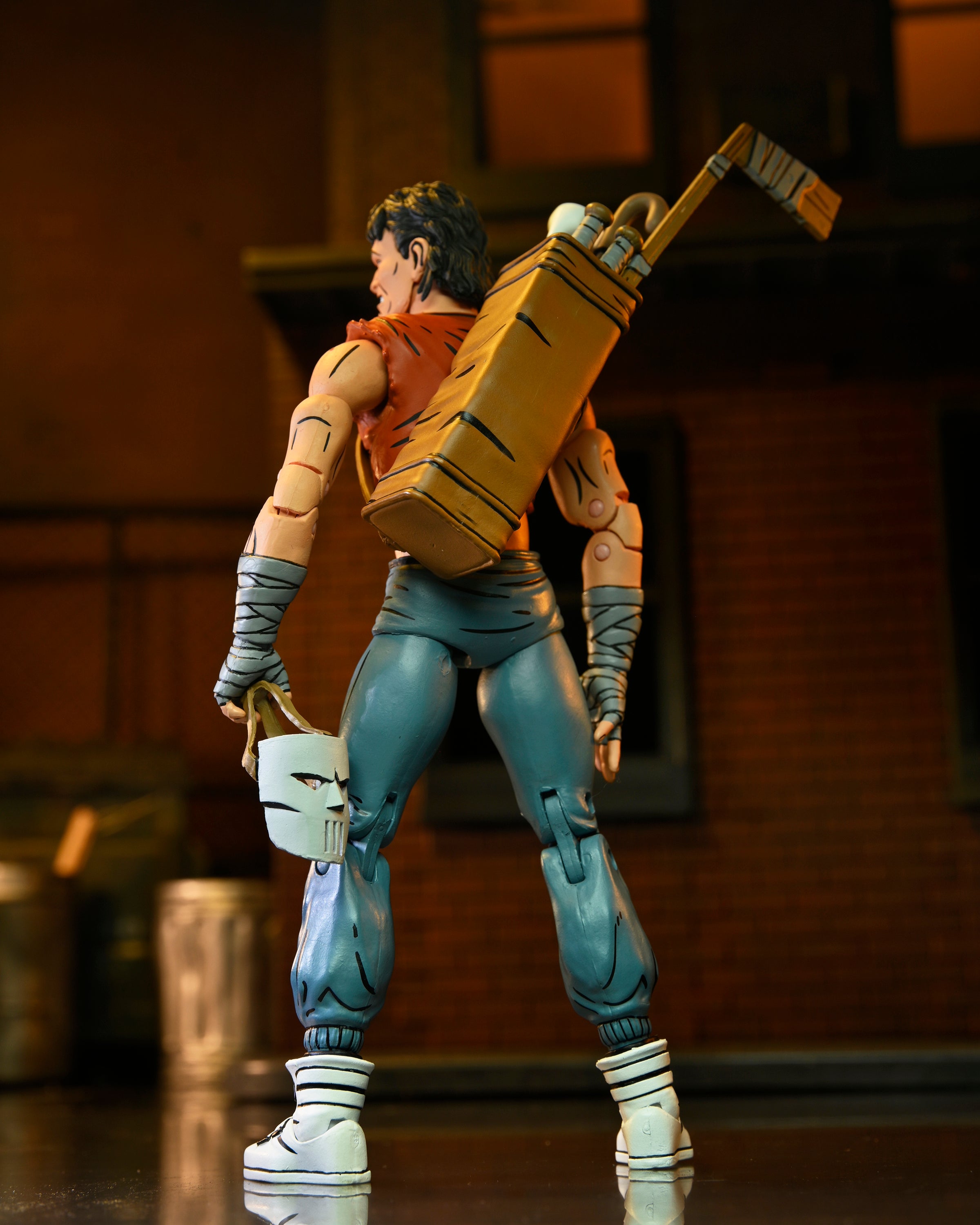 Teenage Mutant Ninja Turtles (Mirage Comics) Casey Jones in Red Shirt 7" Scale Action Figure - NECA