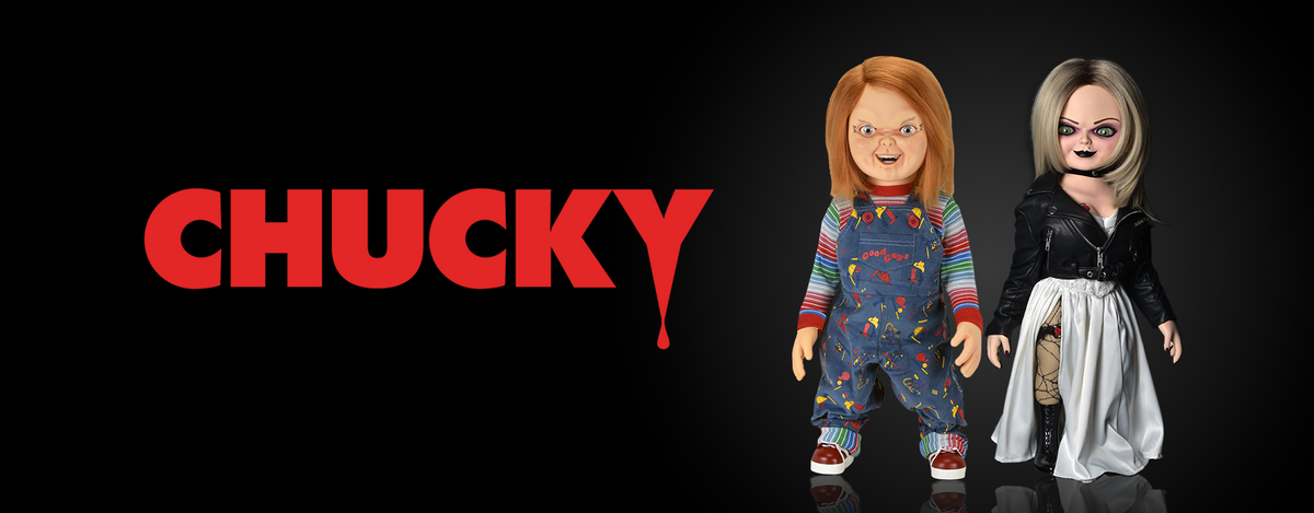 Chucky (TV Series) – Life-Size Chucky and Tiffany 1:1 Replica Dolls Bundle on the NECA Store