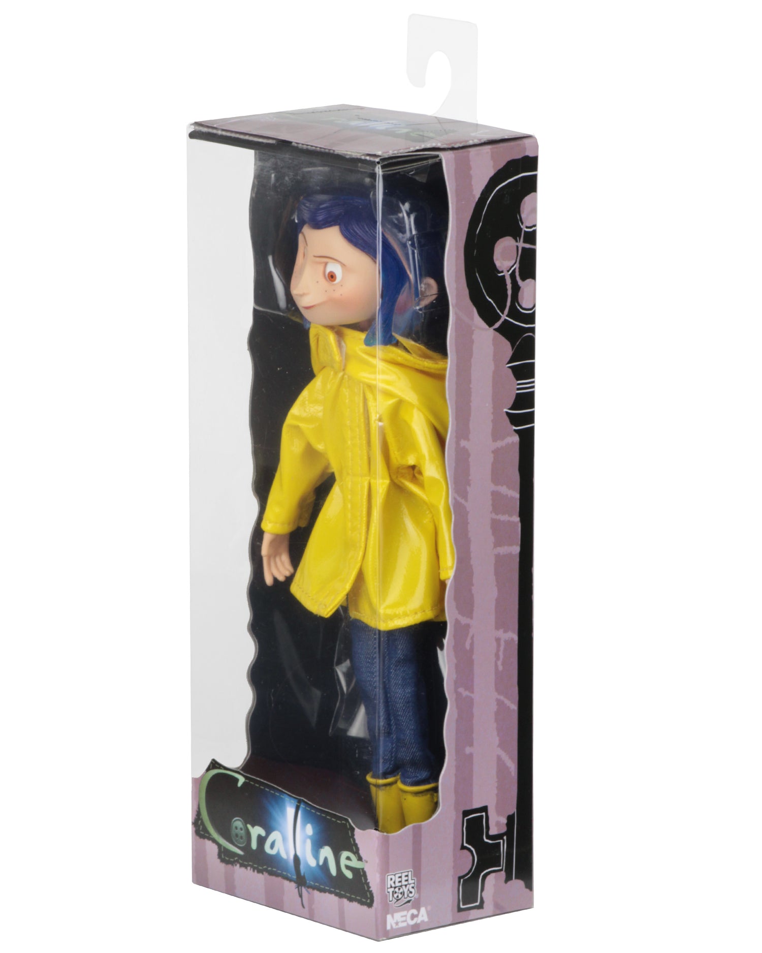 Coraline - Coraline in Raincoat Bendy Doll - NECA
