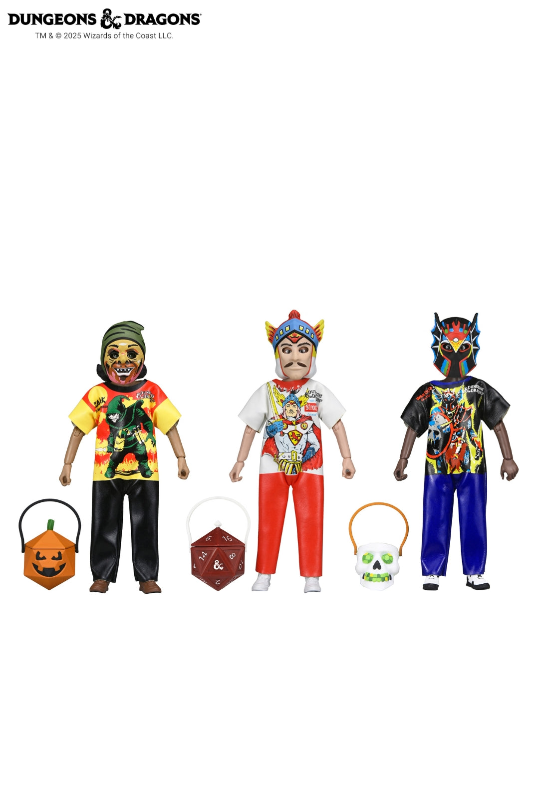 Dungeons & Dragons x Ben Cooper Costume Kids Collection - Zarak, Warduke & Strongheart Costumed Action Figure Bundle - NECA