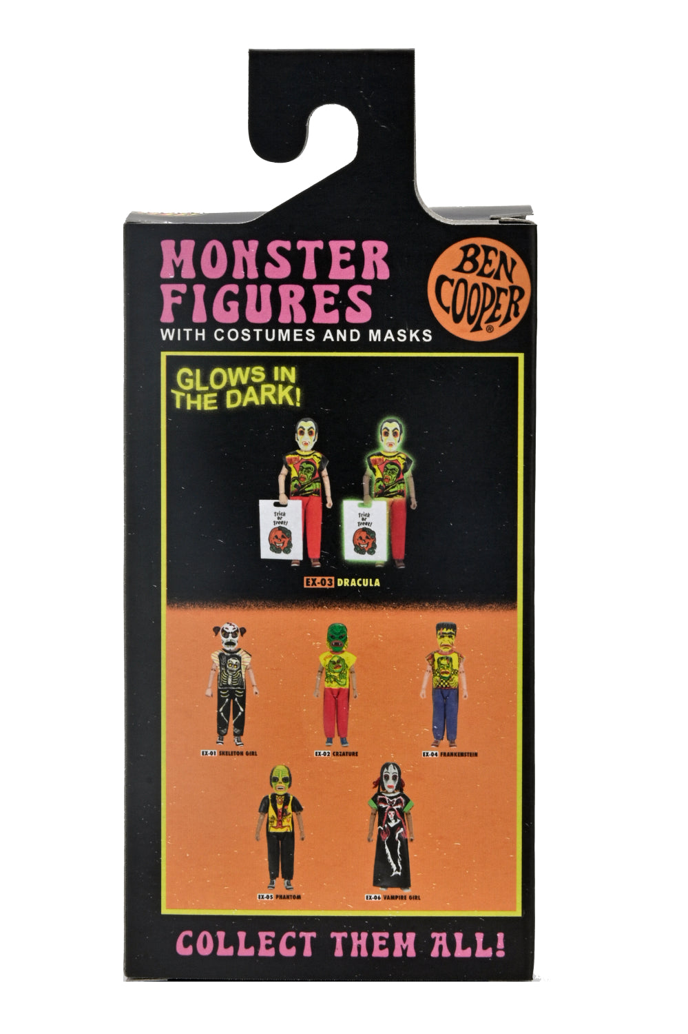 Ben Cooper Costume Kids Collection - Glow-in-the-Dark Dracula 6" Costumed Action Figure - NECA