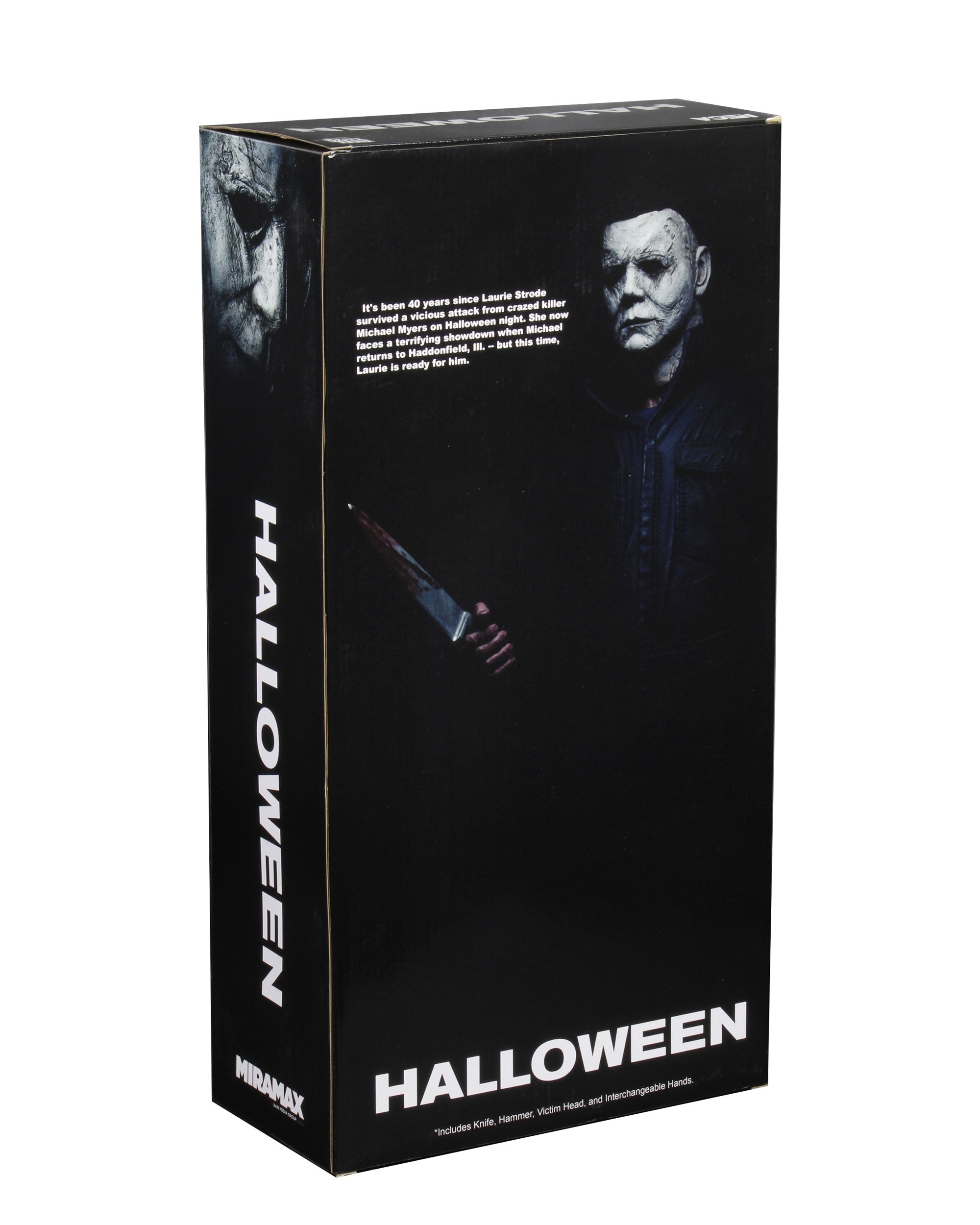 Halloween 2018 1/4 Scale Action Figure Michael Myers box back