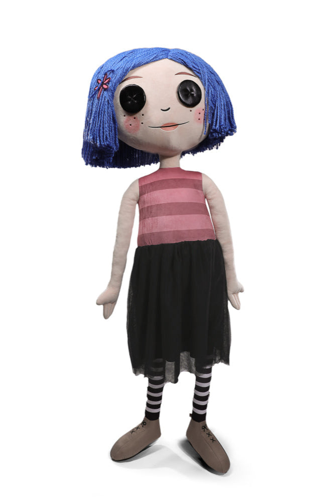 Coraline with Button Eyes Life-Size Plush Doll without jacket