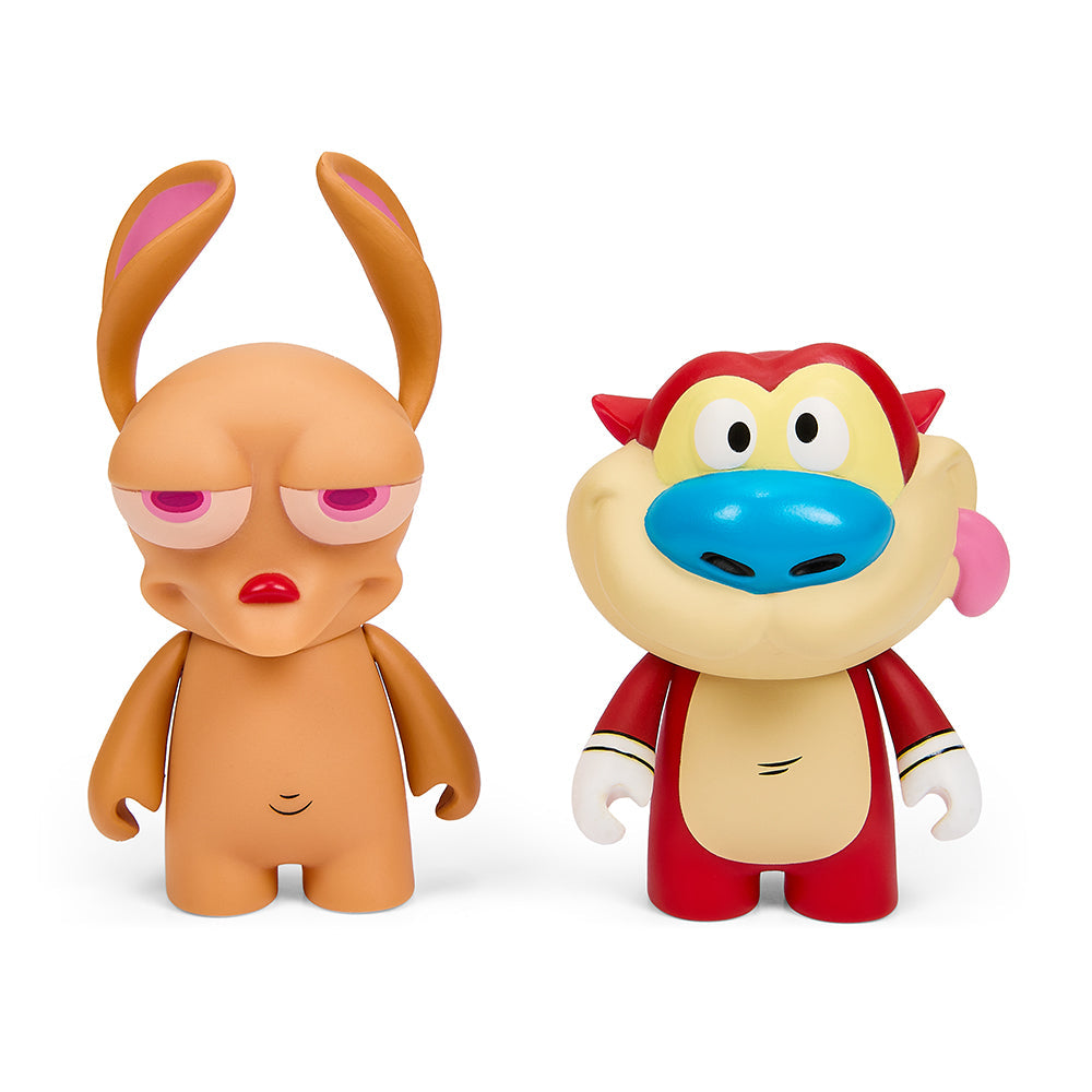 The Ren & Stimpy Show - 3" Vinyl Figure 2-Pack by Kidrobot on the NECA Store