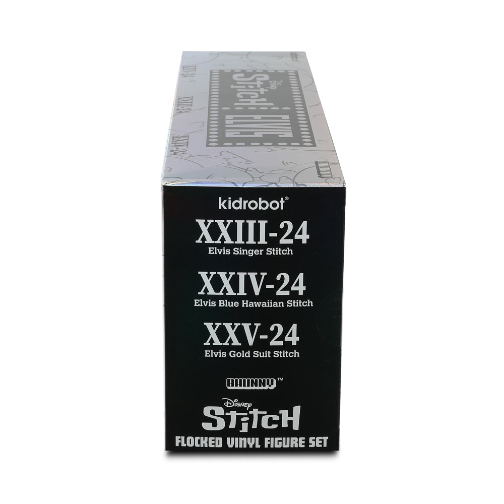 Disney Lilo & Stitch - Elvis Stitch Bhunny 4” Flocked Vinyl Figure Set from Kidrobot on the NECA Store