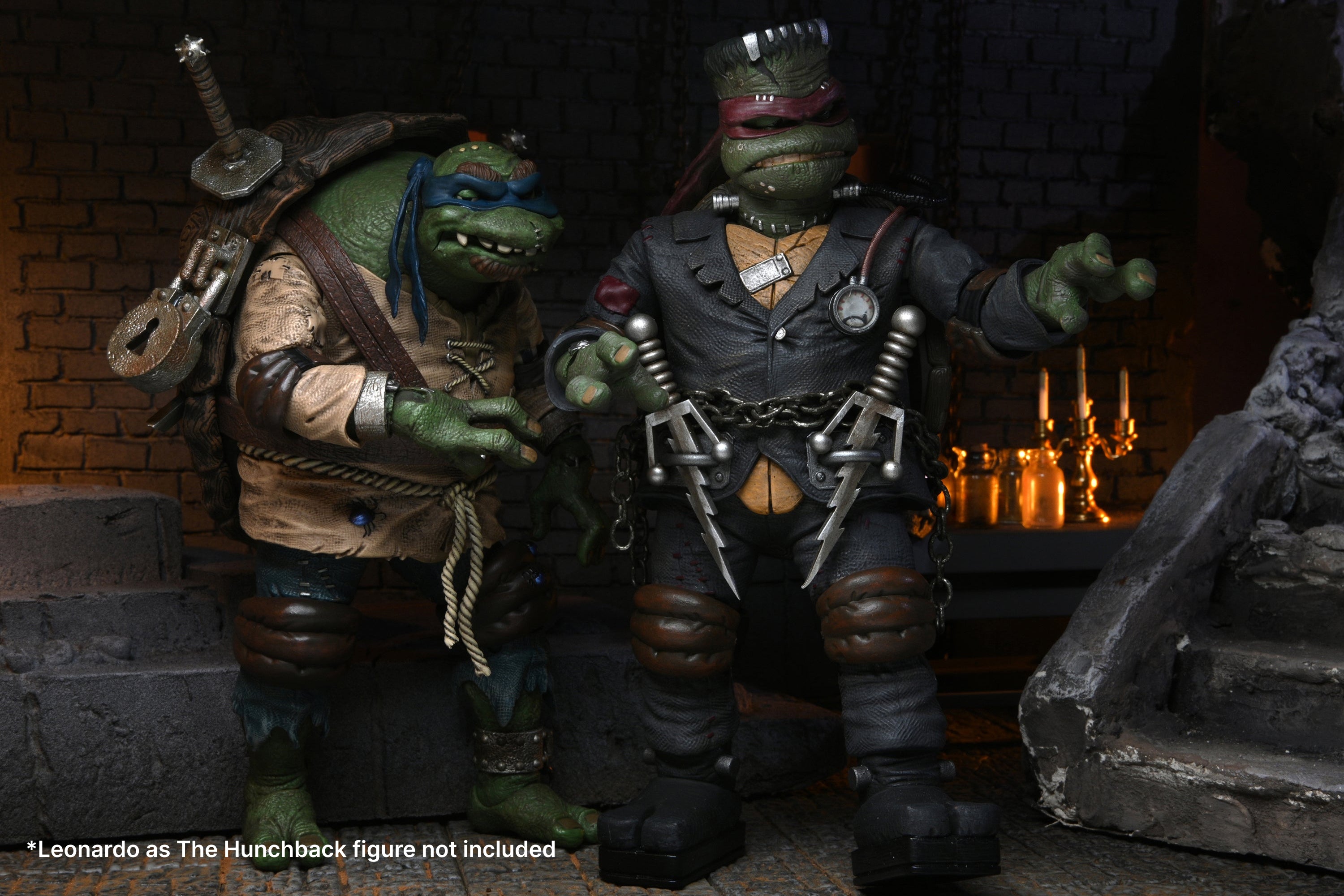 Universal Monsters x Teenage Mutant Ninja Turtles - 7” Scale Action Figure - 7” Scale Action Figure - Raphael as Frankenstein's Monster - NECA