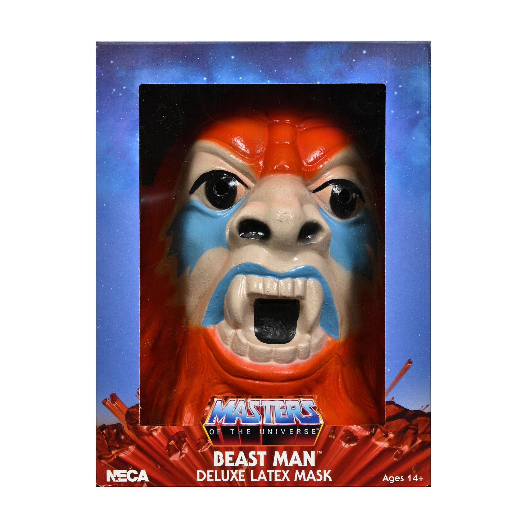 Masters of the Universe Beast Man Deluxe Latex Mask Packaging - Front of Box