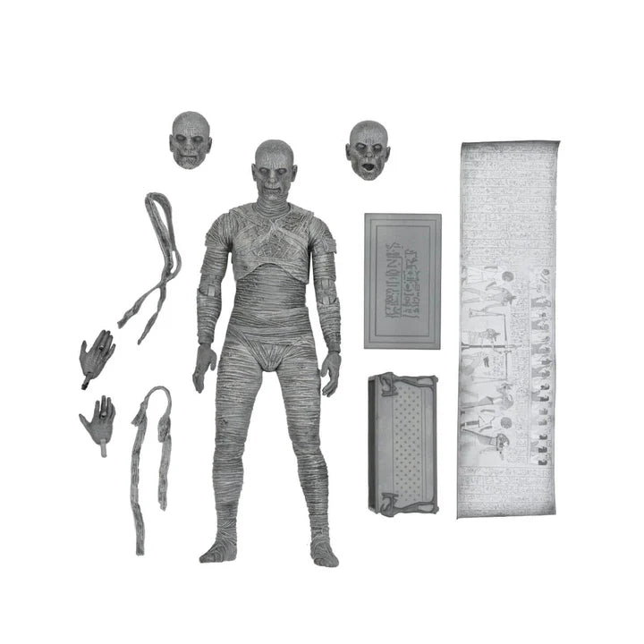 Universal Monsters - Ultimate Mummy Black & White 7” Scale Action Figure