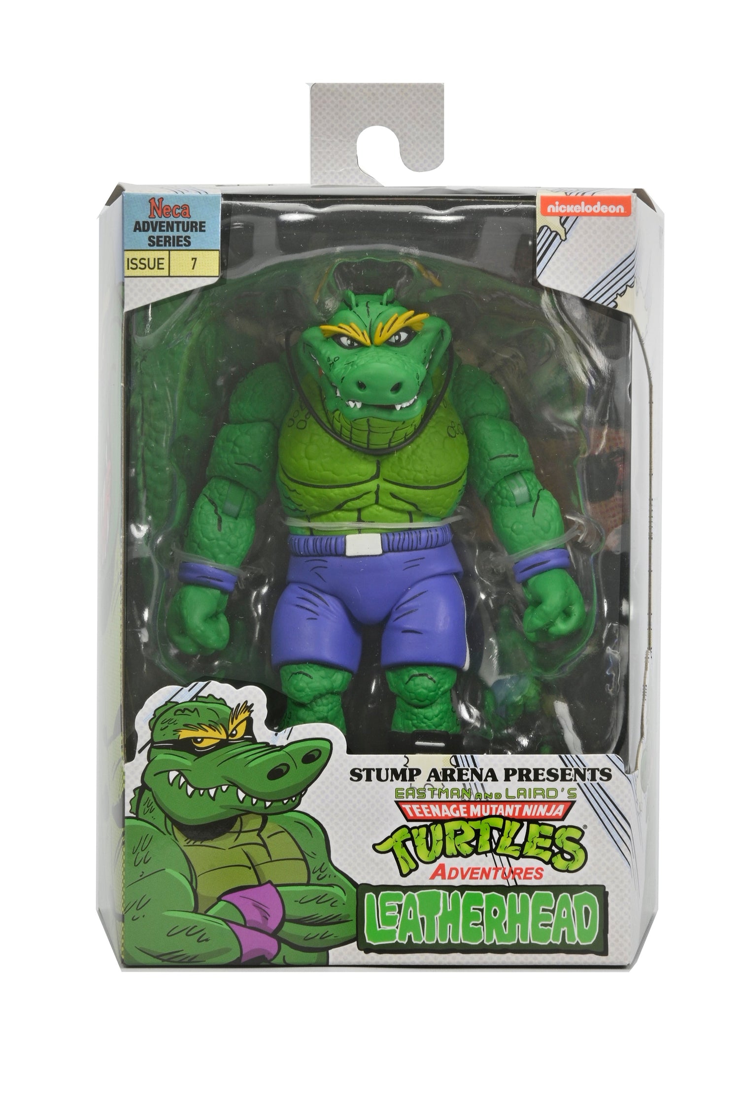 Teenage Mutant Ninja Turtles (Archie Comics) - Stump Wrestling Leatherhead 7” Scale Action Figure - NECA