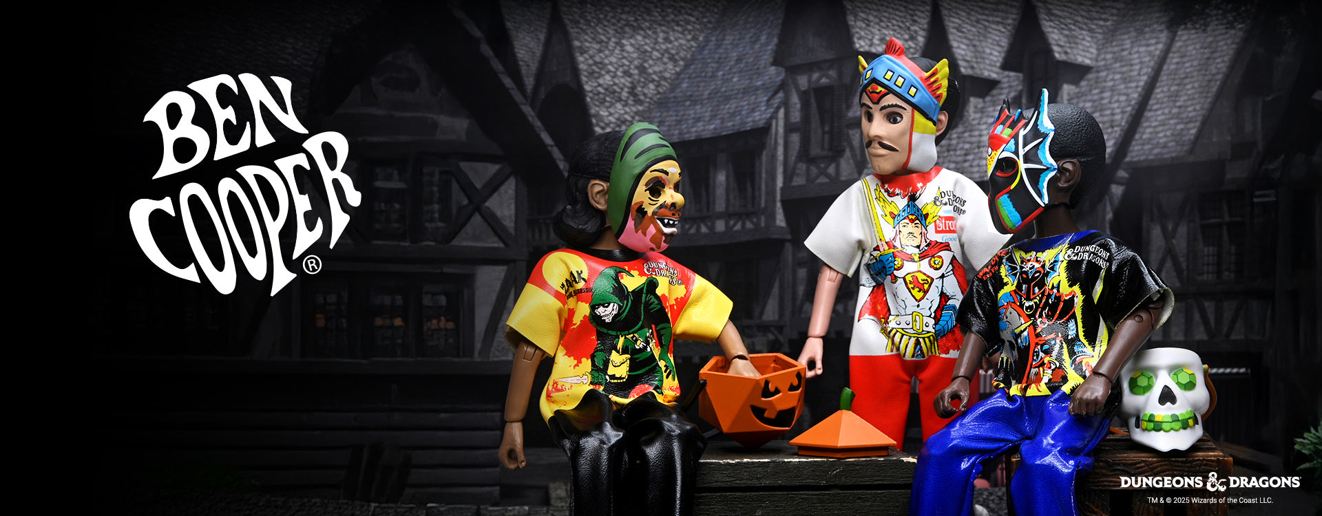 Dungeons & Dragons x Ben Cooper Costume Kids Collection - Zarak, Warduke & Strongheart Costumed Action Figure Bundle - NECA