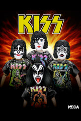 KISS x Ben Cooper Costume Kids Collection - The Starchild, The Demon, The Spaceman & The Catman Costumed Action Figure Bundle - NECA