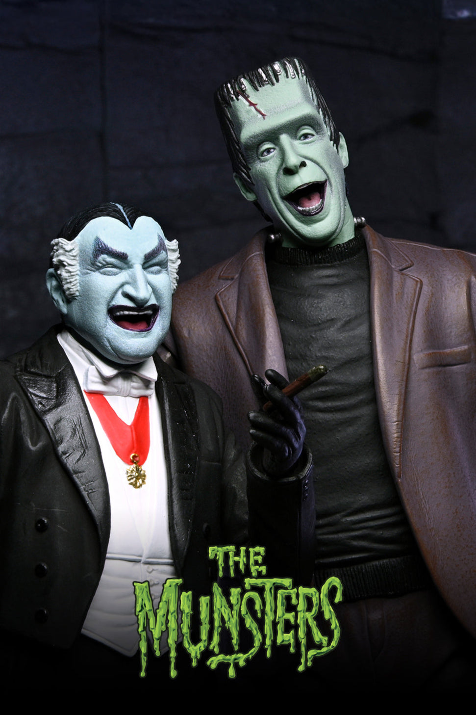 The Munsters (TV Series) - Ultimate Grandpa and Herman Munster 7” Scale Action Figure Bundle - NECA