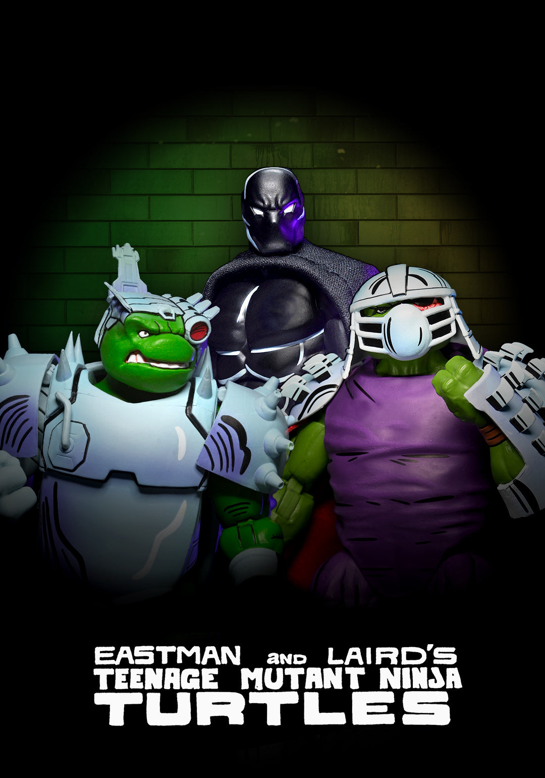 Teenage Mutant Ninja Turtles (Mirage Comics) - Cyborg Donatello, Nobody, and Raphael as Shredder 7" Scale Action Figures - NECA