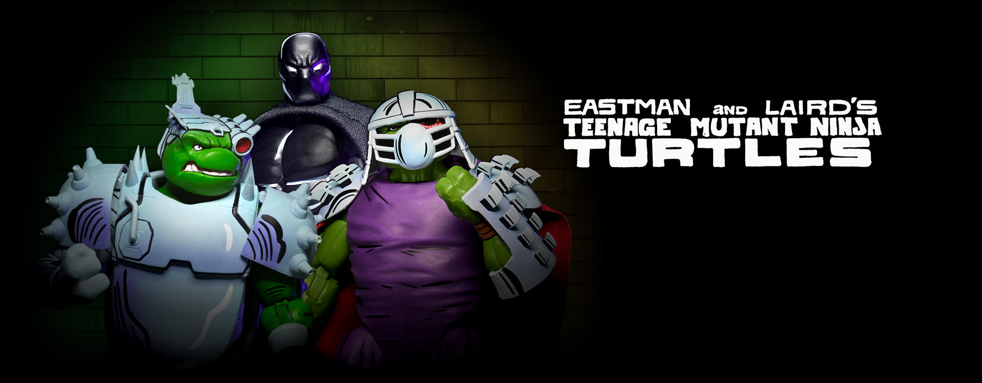 Teenage Mutant Ninja Turtles (Mirage Comics) - Cyborg Donatello, Nobody, and Raphael as Shredder 7" Scale Action Figures - NECA