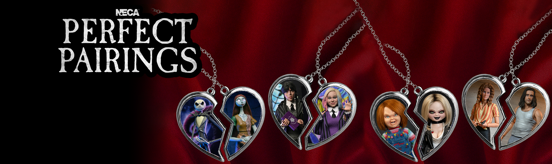 NECA's Perfect Pairings Valentine's Day Collection - Shop figures of your favorite duos and groups!