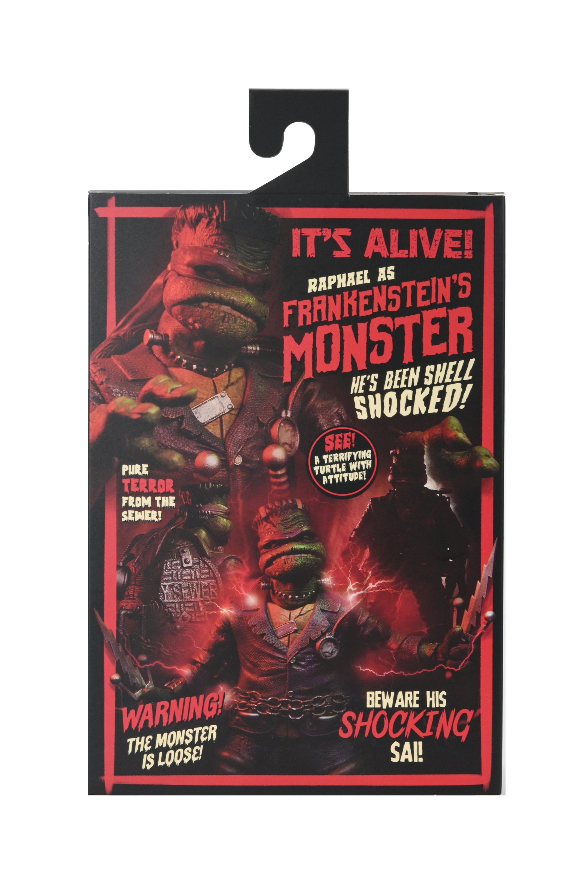 Universal Monsters x Teenage Mutant Ninja Turtles - 7” Scale Action Figure - 7” Scale Action Figure - Raphael as Frankenstein&
