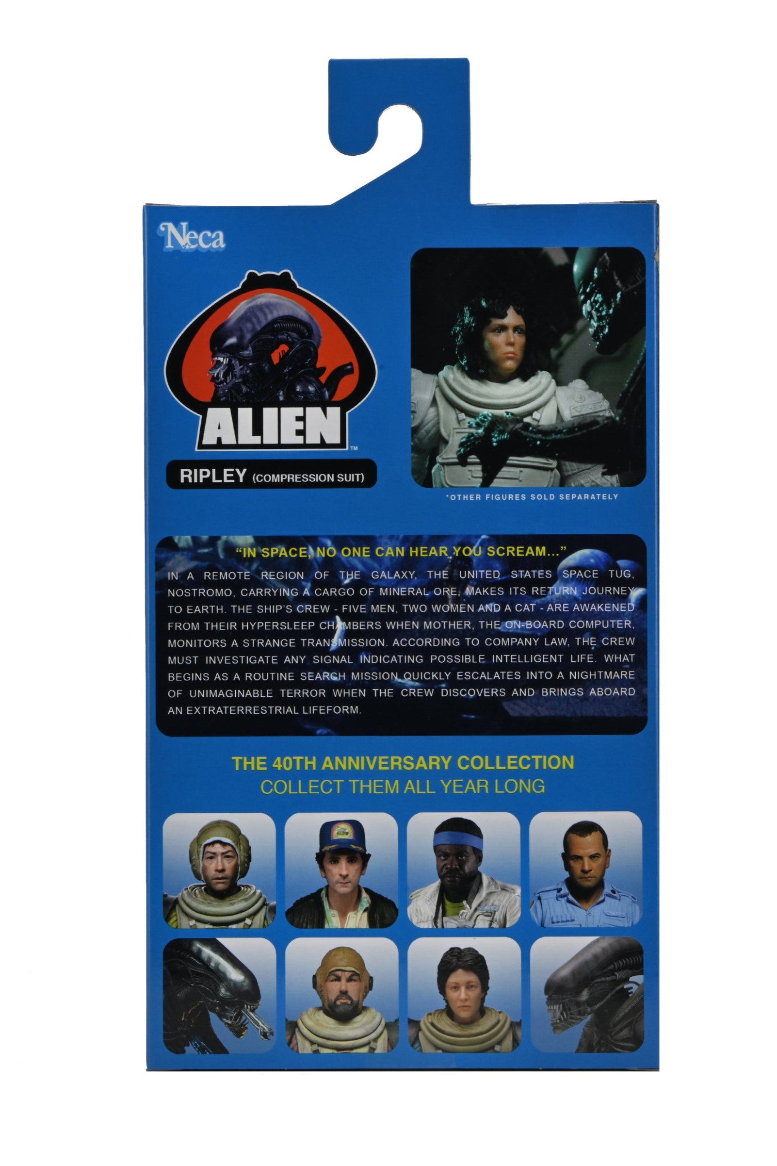 Alien - 40th Anniversary Asst 4 Compression Suit Ripley 7” Scale Action Figure - NECA