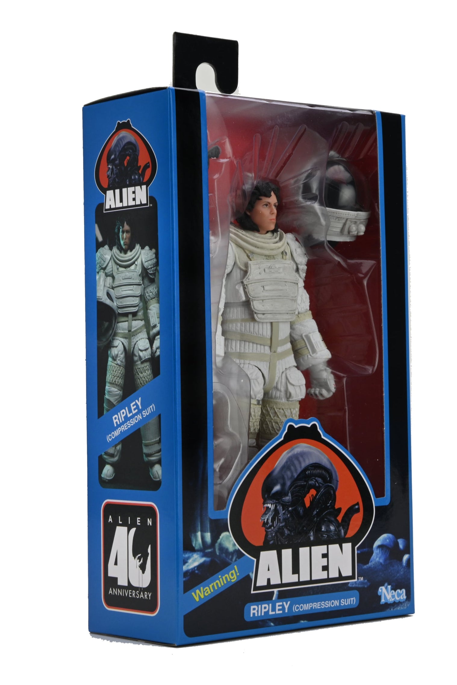 Alien - 40th Anniversary Asst 4 Compression Suit Ripley 7” Scale Action Figure - NECA