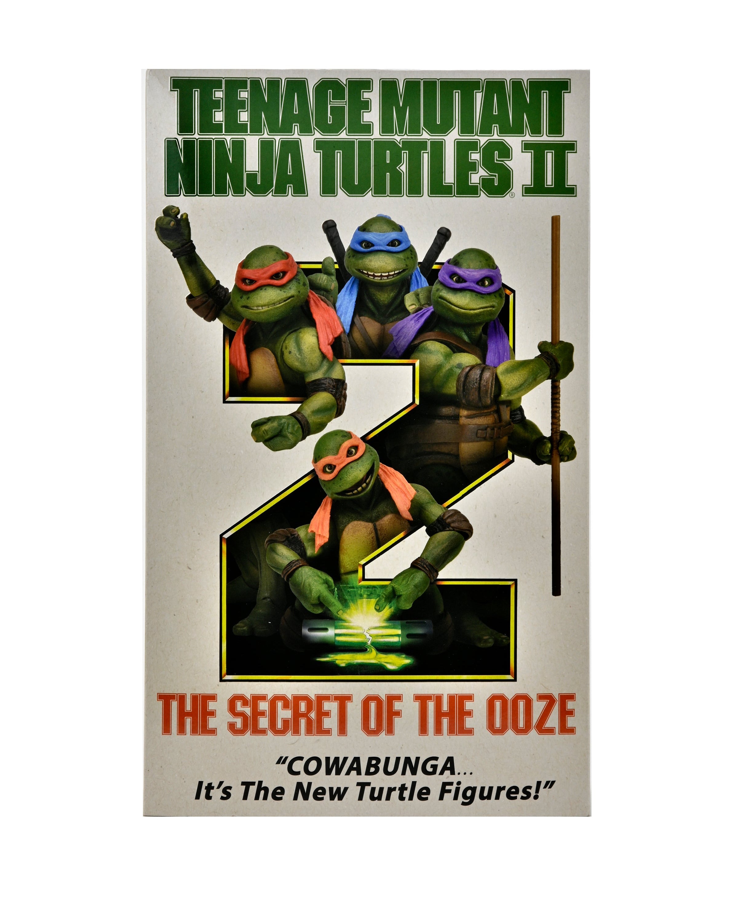 Teenage Mutant Ninja Turtles 2: Secret of the Ooze - Turtles 4-Pack in VHS packaging