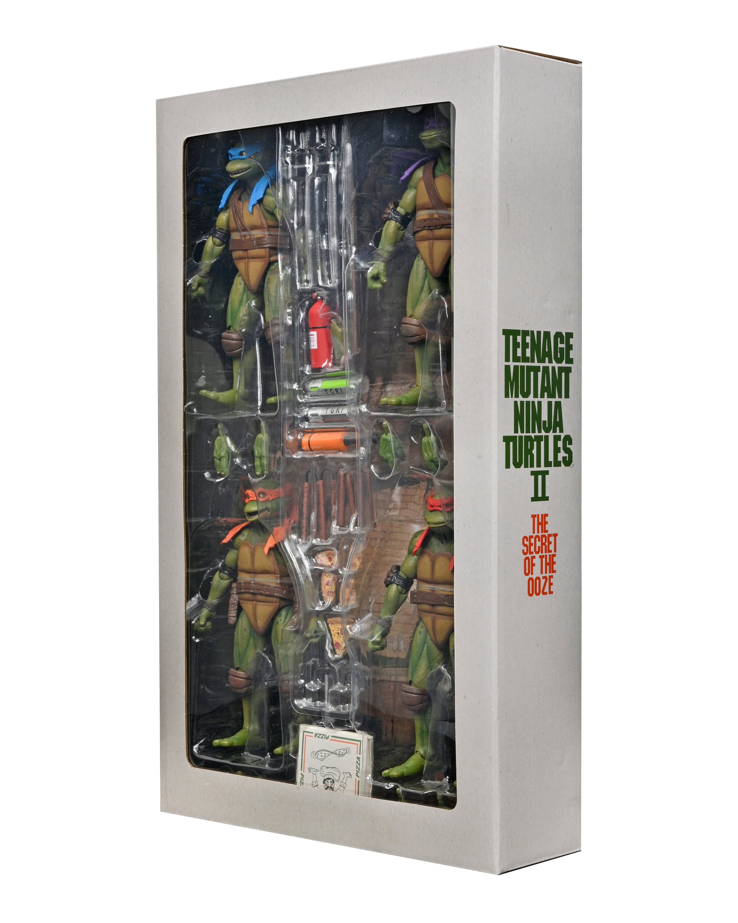 Teenage Mutant Ninja Turtles 2: Secret of the Ooze - Turtles 4-Pack in VHS packaging