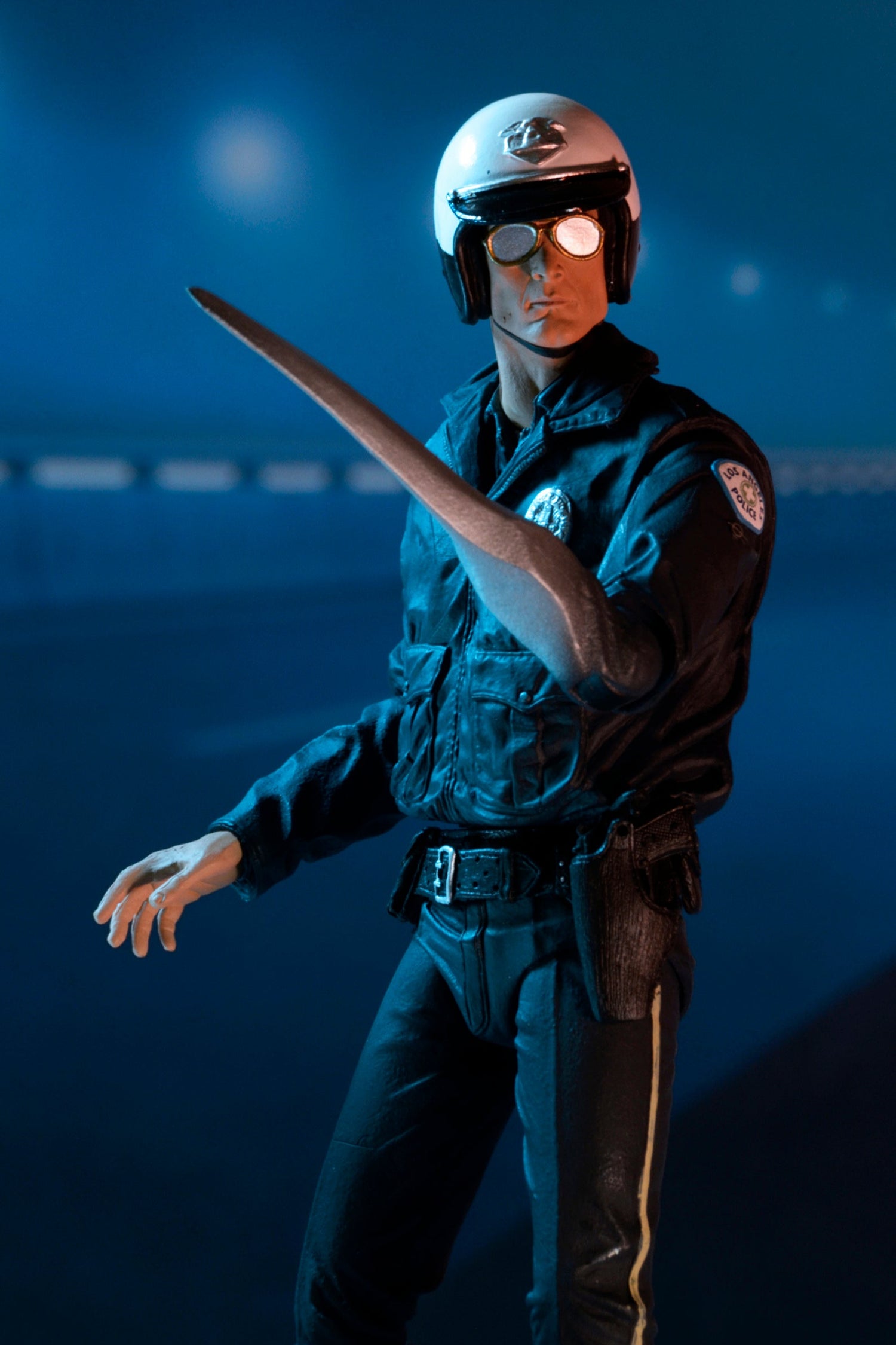 Terminator 2 - Ultimate T-1000 7” Scale Action Figure (Motorcycle Cop) - NECA