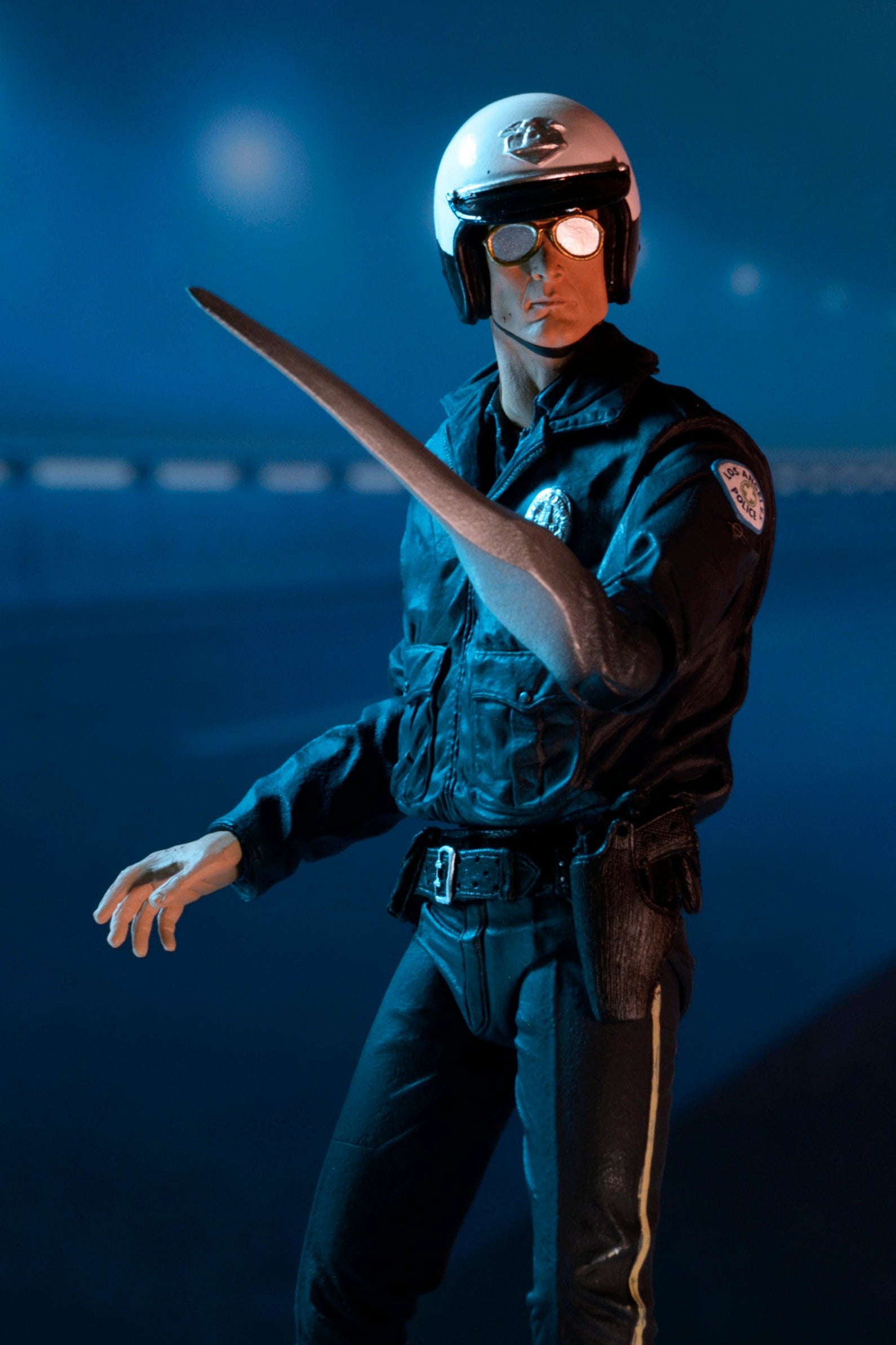 Terminator 2 - Ultimate T-1000 7” Scale Action Figure (Motorcycle Cop) - NECA