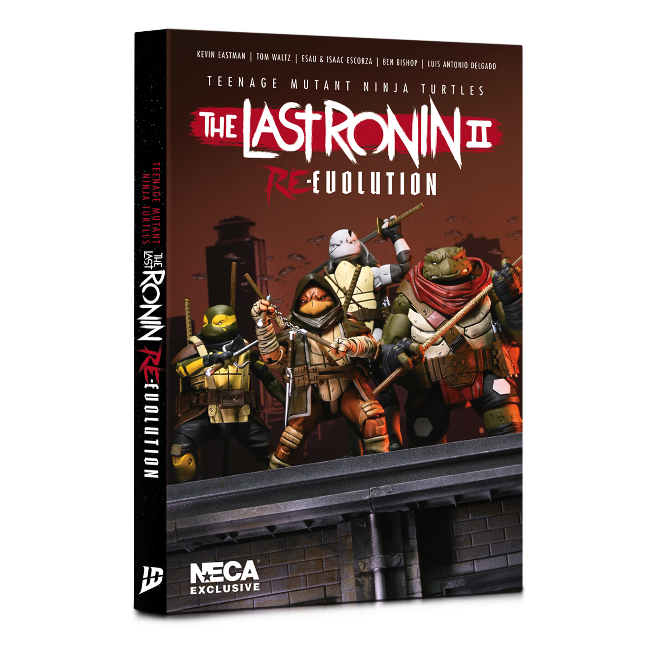 Teenage Mutant Ninja Turtles (The Last Ronin) - Ultimate Moja, Odyn, Uno & Yi 7” Scale Action Figure Bundle with Re-Evolution Collector’s Edition Book & Autograph Card Signed by Ben Bishop
