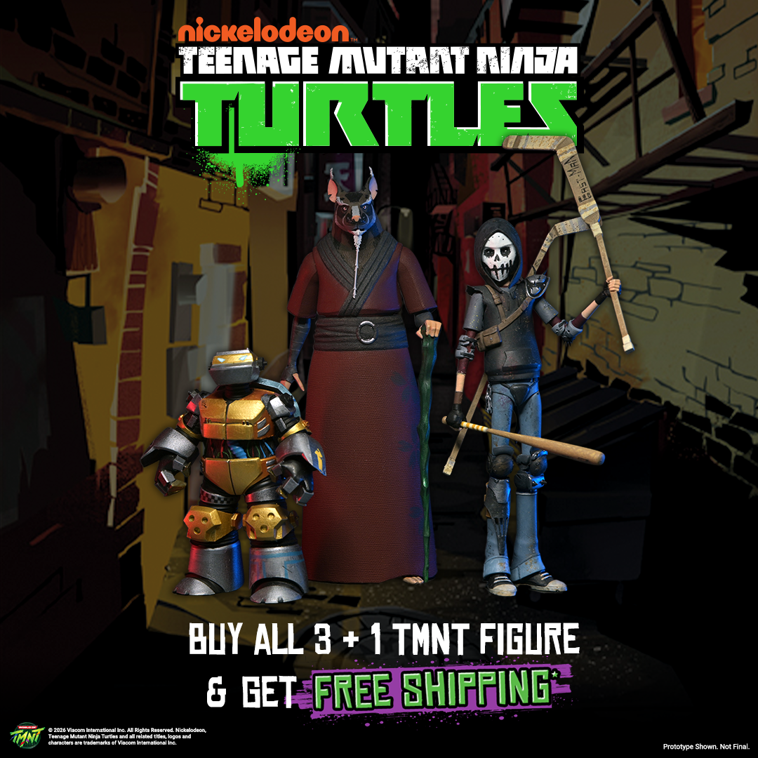 Teenage Mutant Ninja Turtles (2012 Cartoon) - Ultimate Splinter, Casey Jones, Metalhead 7" Scale Action Figure Bundle on the NECA Store