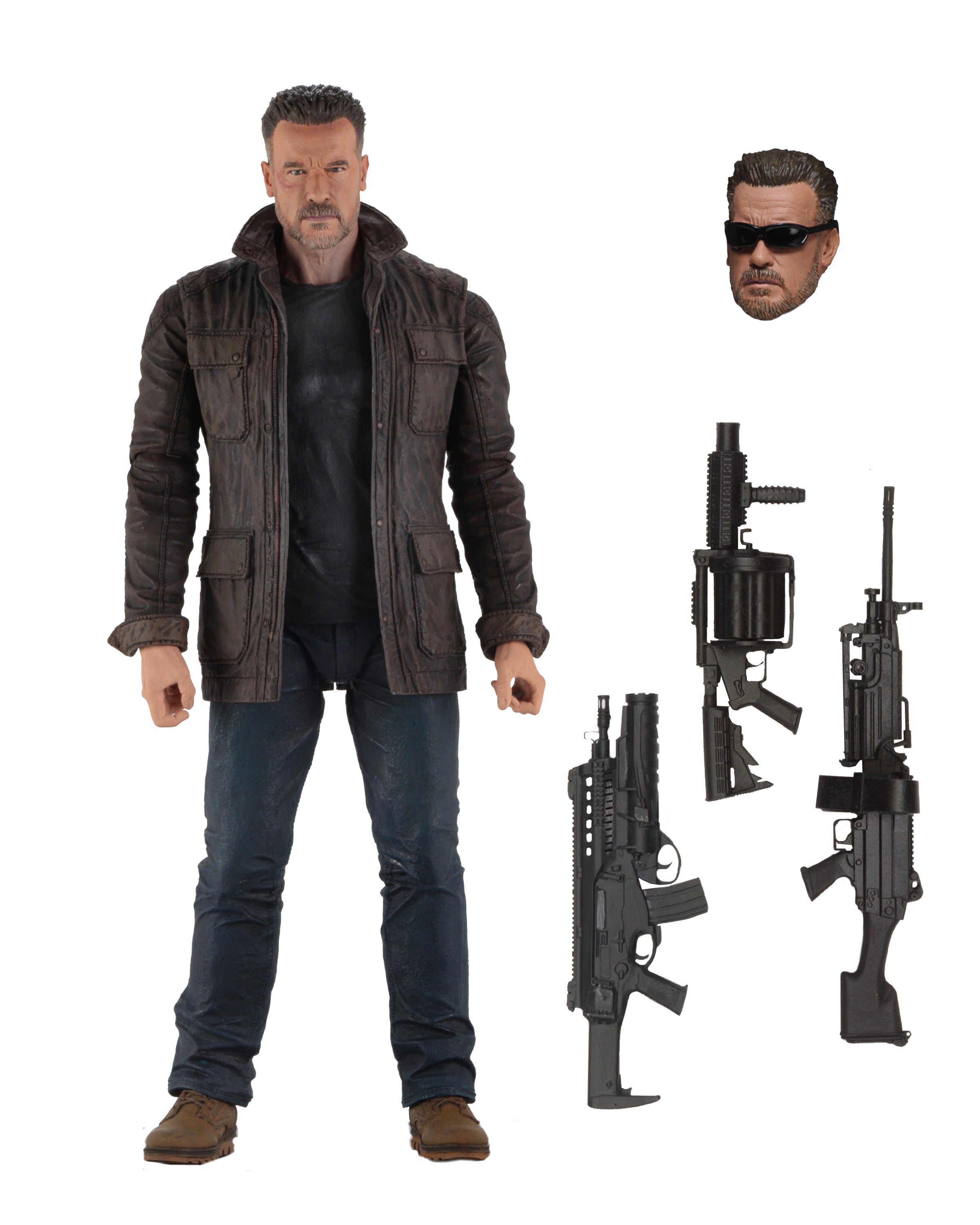 Terminator Dark Fate (2019) - T-800 7” Scale Action Figure - NECA