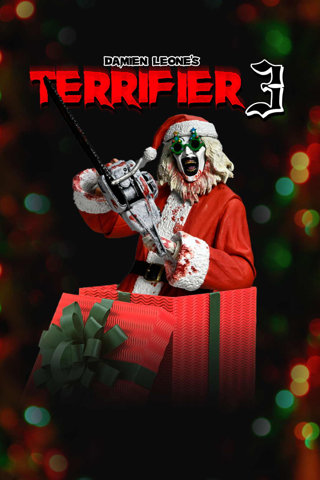 Terrifier 3 - Ultimate Bloody Santa Suit Art the Clown 7" Scale Action Figure on the NECA Store