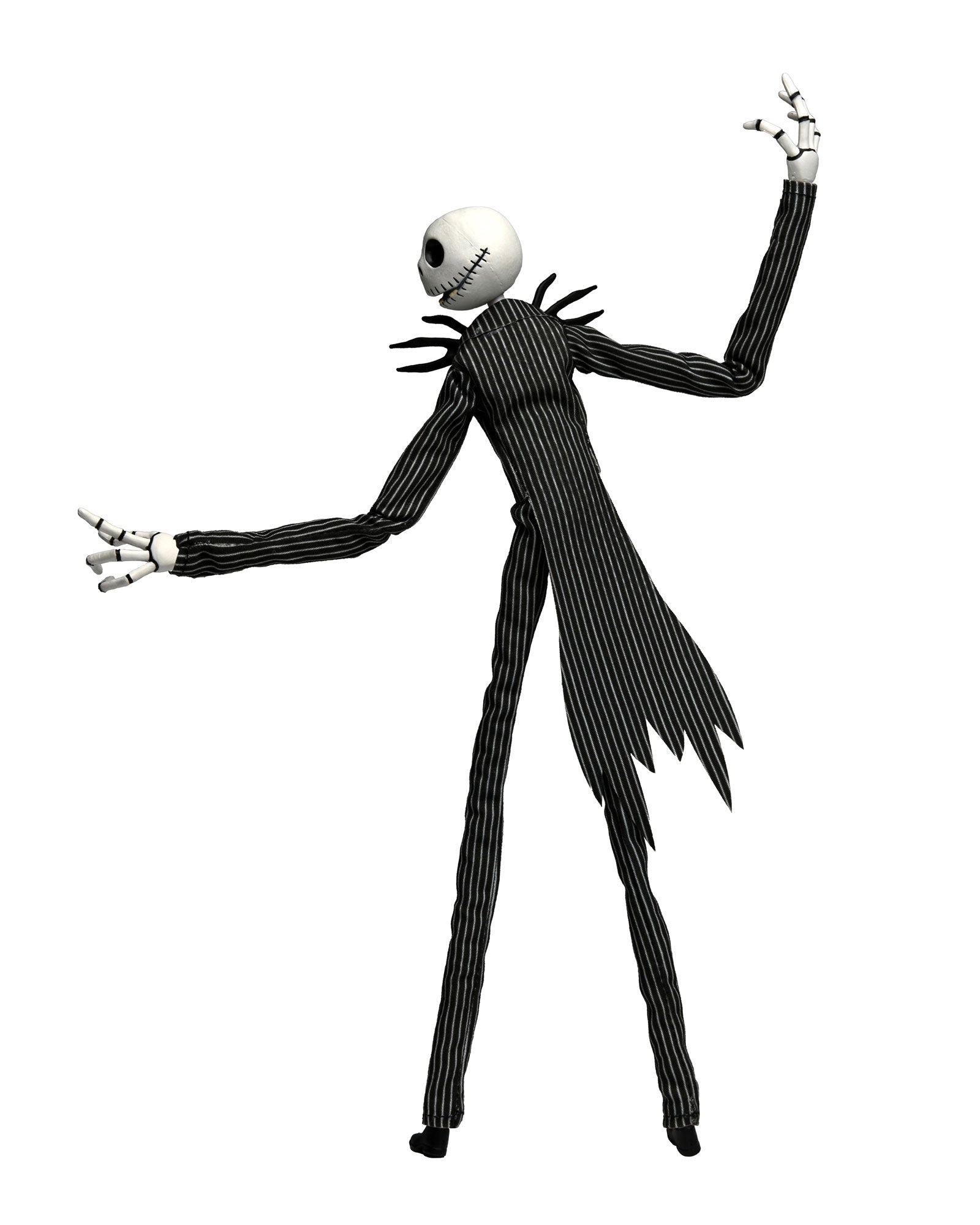 The Nightmare Before Christmas Jack Skellington with Pumpkin 9” Articulated Figure Back 