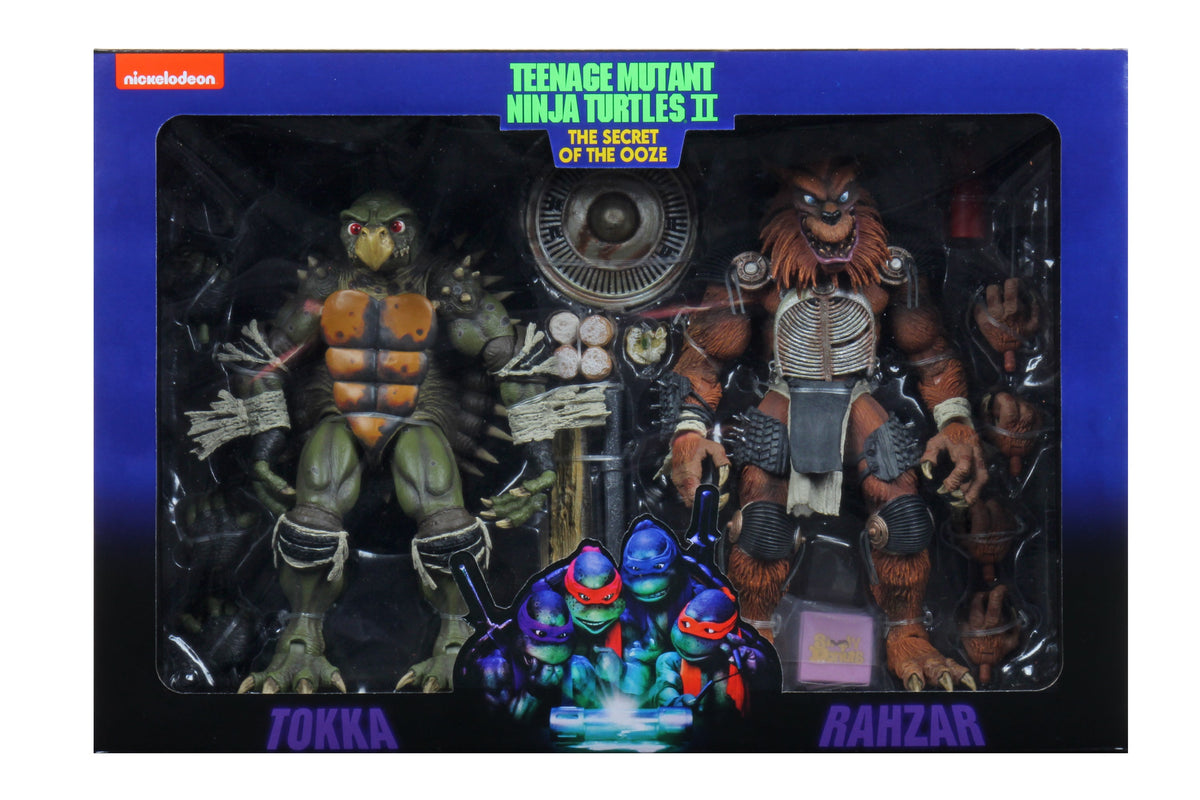 Teenage Mutant Ninja Turtles 2 (1991 Movie) - Tokka & Rahzar 7" Scale Action Figure 2-Pack - NECA