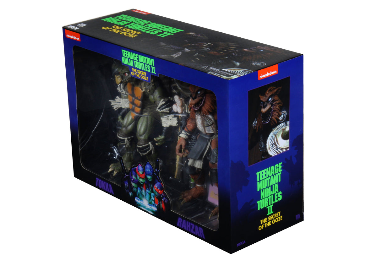 Teenage Mutant Ninja Turtles 2 (1991 Movie) - Tokka & Rahzar 7" Scale Action Figure 2-Pack - NECA