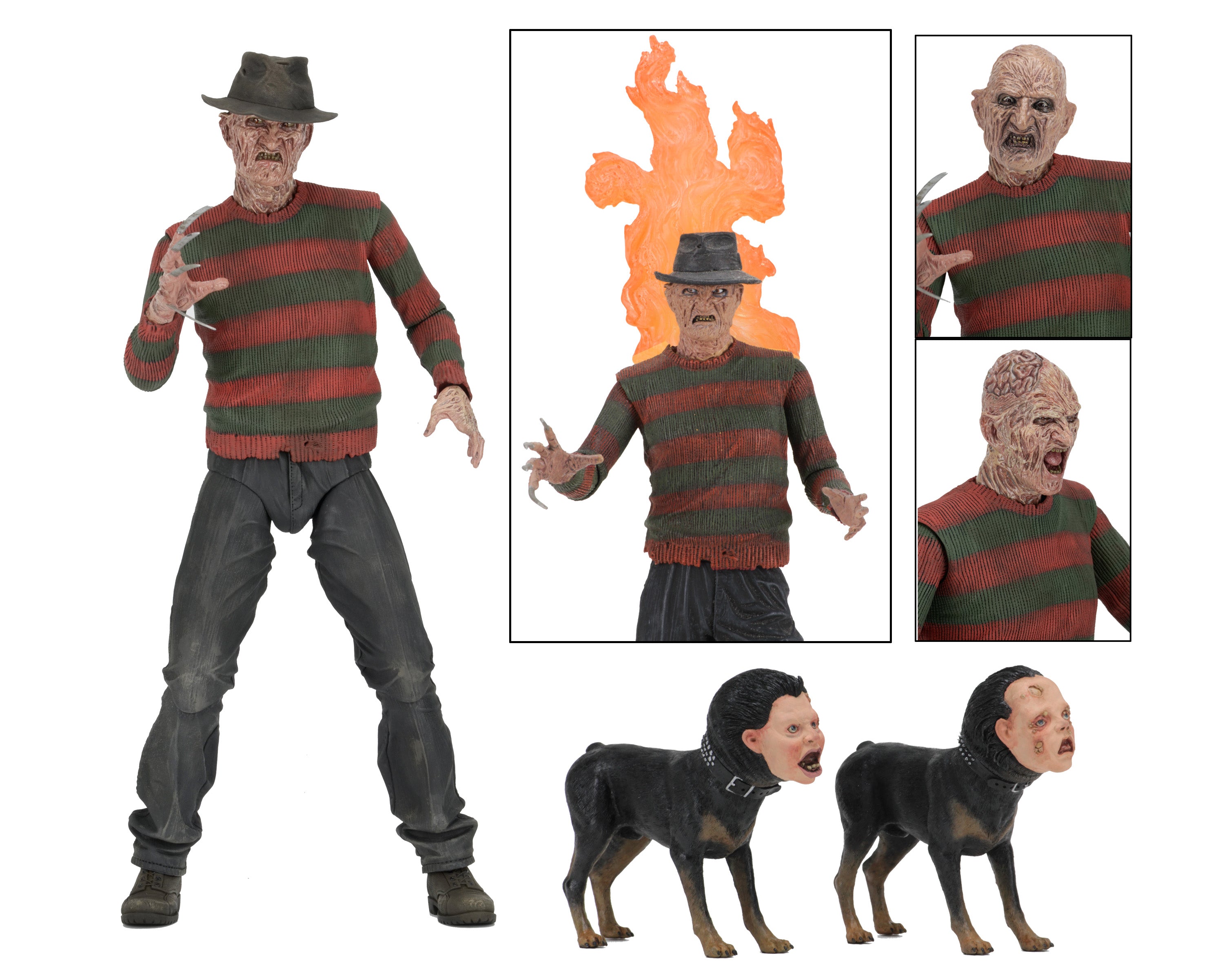Nightmare on Elm Street - Ultimate Part 2 Freddy 7" Scale Action Figure (Freddy's Revenge) - NECA