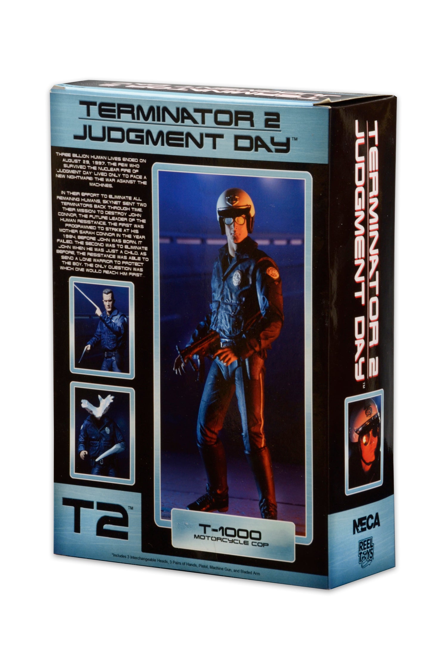 Terminator 2 - Ultimate T-1000 7” Scale Action Figure (Motorcycle Cop) - NECA