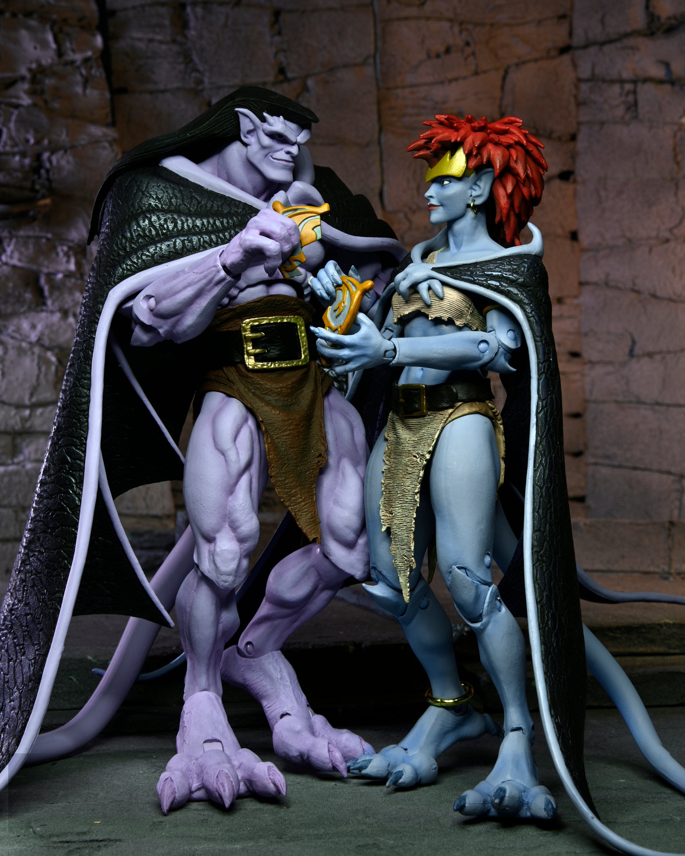 Gargoyles - Ultimate “Vows” Goliath and Demona 7" Scale Action Figures (2-Pack) - NECA