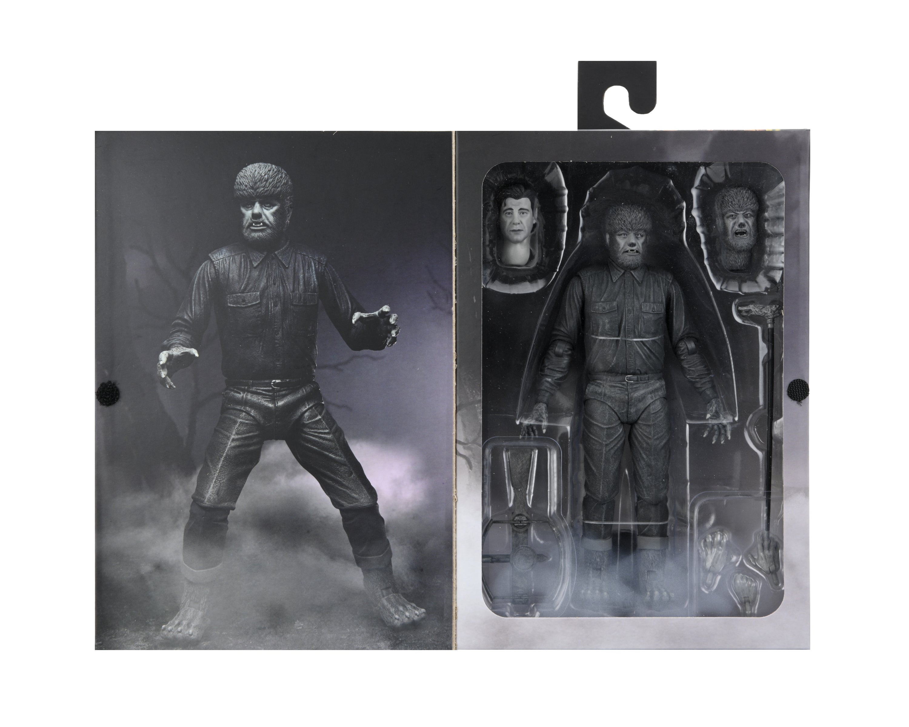 Universal Monsters - Ultimate Wolf Man (Black &amp; White) 7&quot; Scale Action Figure - NECA