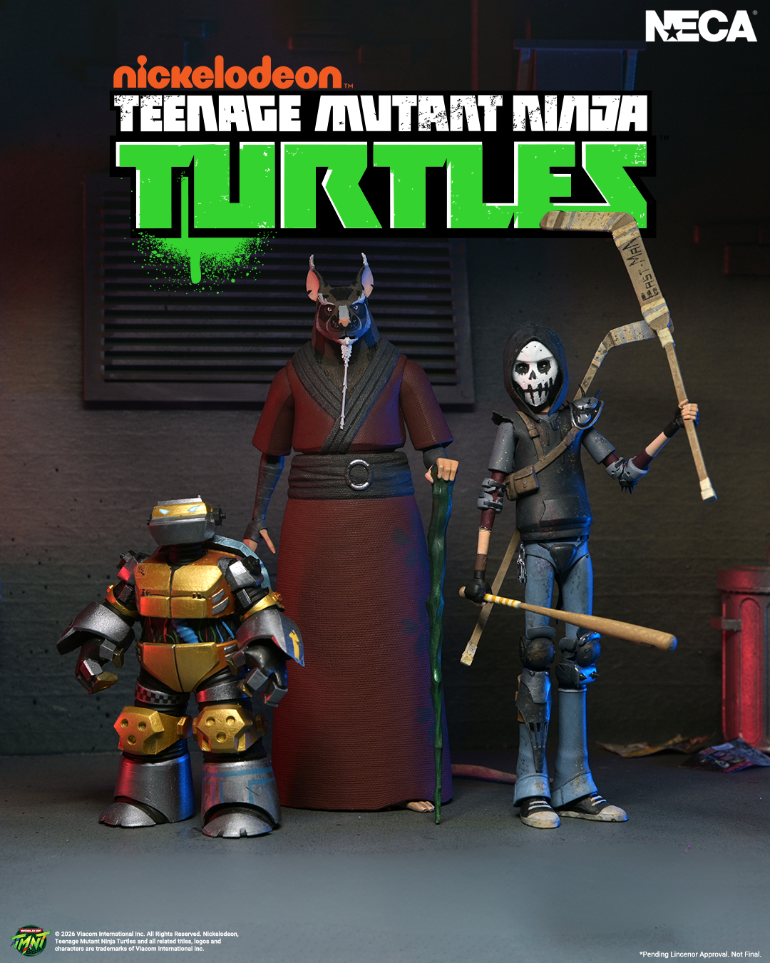 Teenage Mutant Ninja Turtles (2012 Cartoon) - Ultimate Splinter, Casey Jones, Metalhead 7" Scale Action Figure Bundle (PRE-ORDER)
