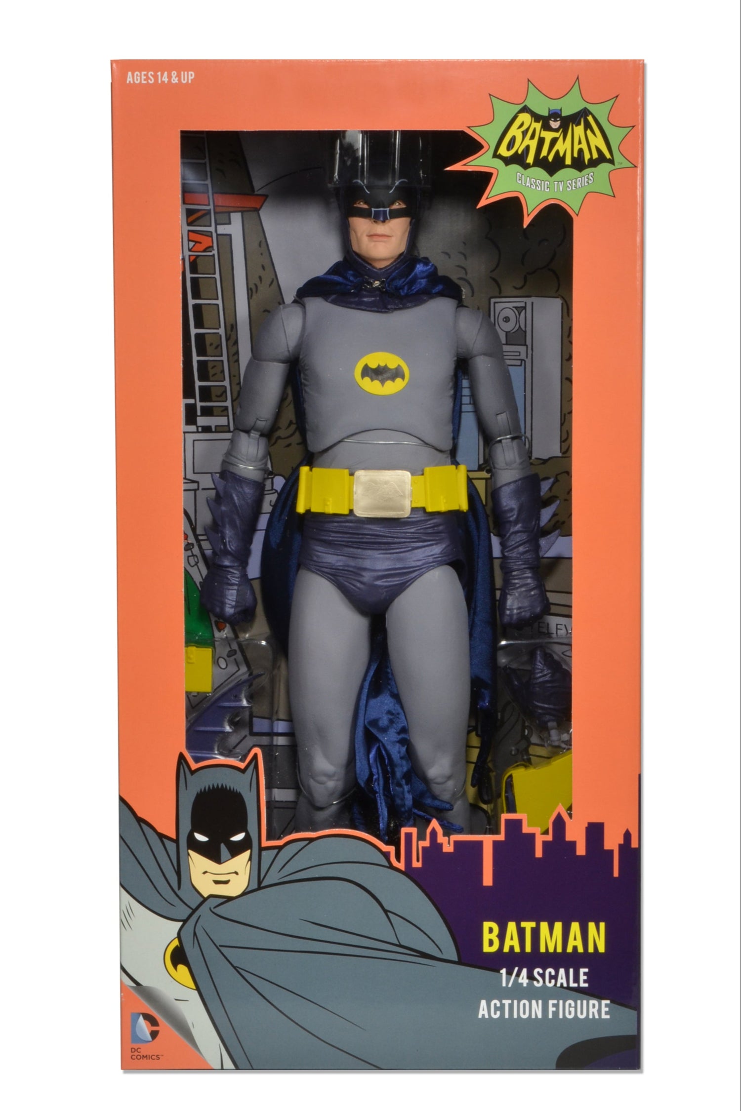 Batman (Adam West 1966 TV) 1/4 Scale Action Figure - NECA