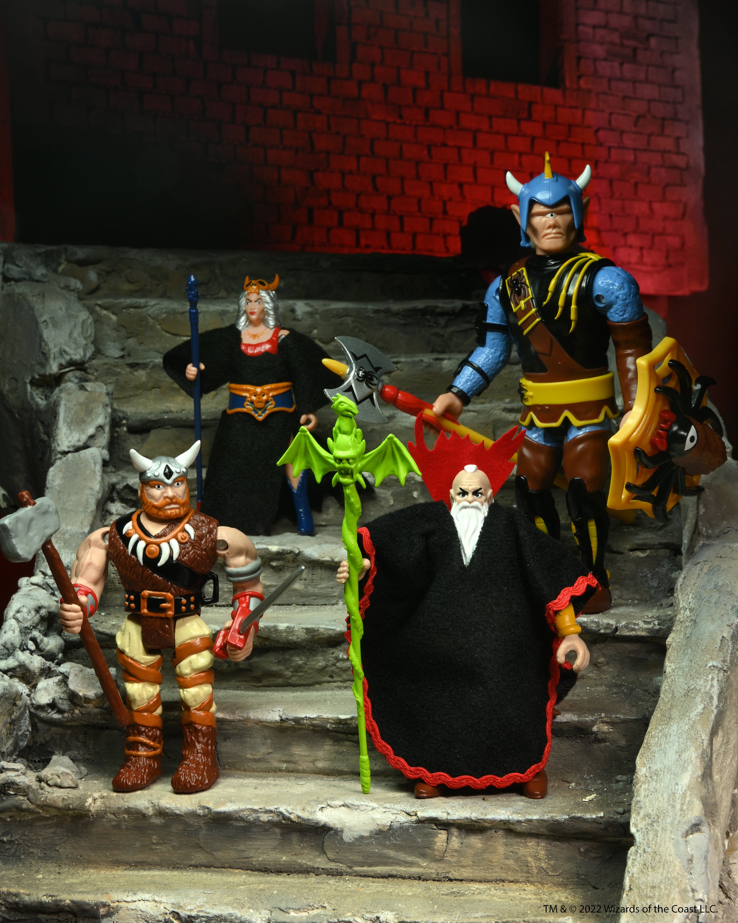 2022 CON EXCLUSIVE: Dungeons & Dragons - Lost Wave 4" Scale Action Figures 4 Pack