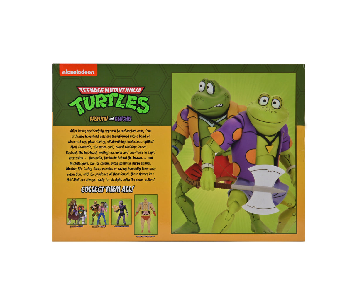 Teenage Mutant Ninja Turtles (Cartoon) – Genghis & Rasputin Frog 7” Scale Action Figure (2-Pack) - NECA