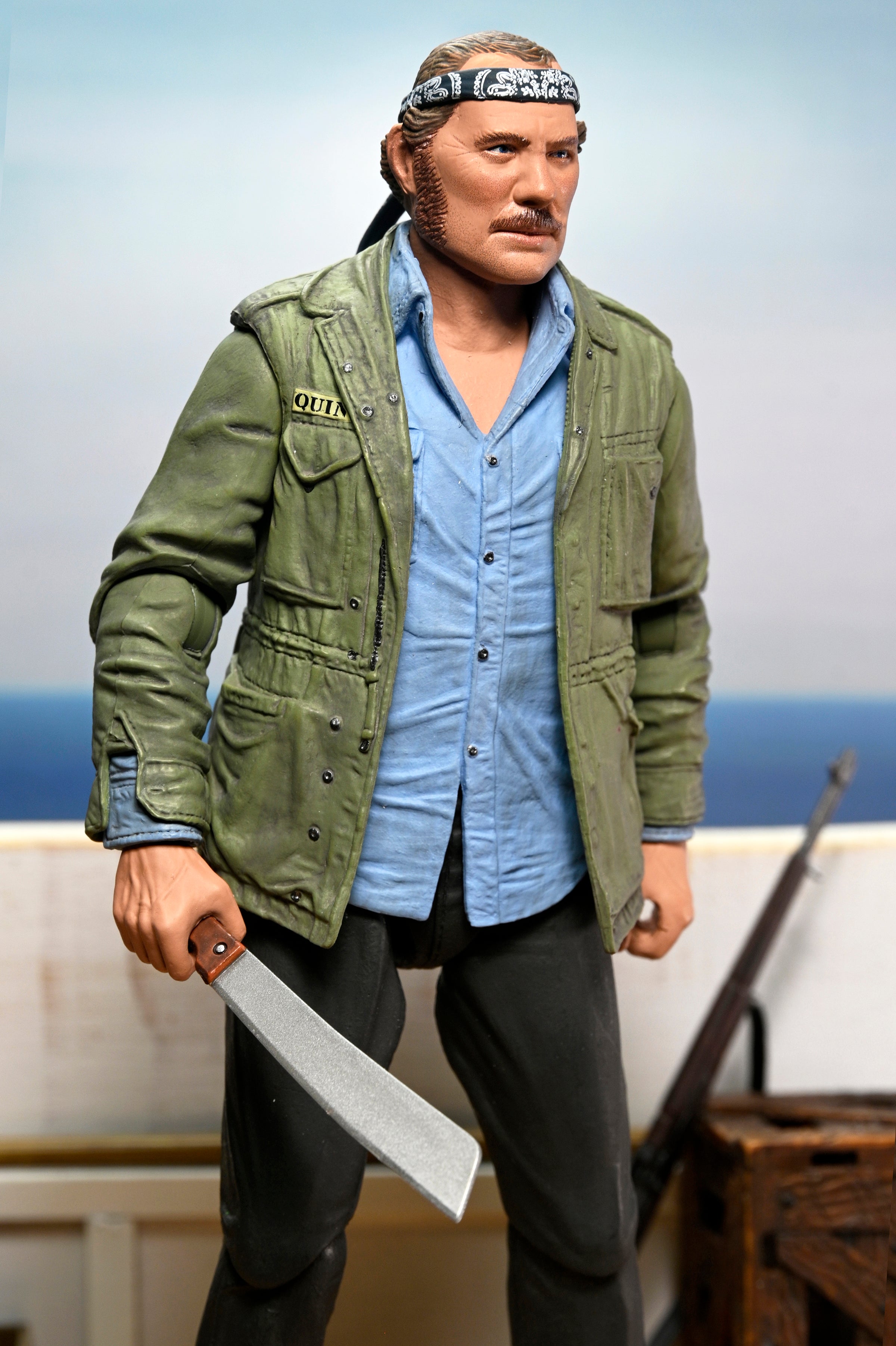 Jaws - 50th Anniversary Ultimate Sam Quint 7” Scale Action Figure - NECA