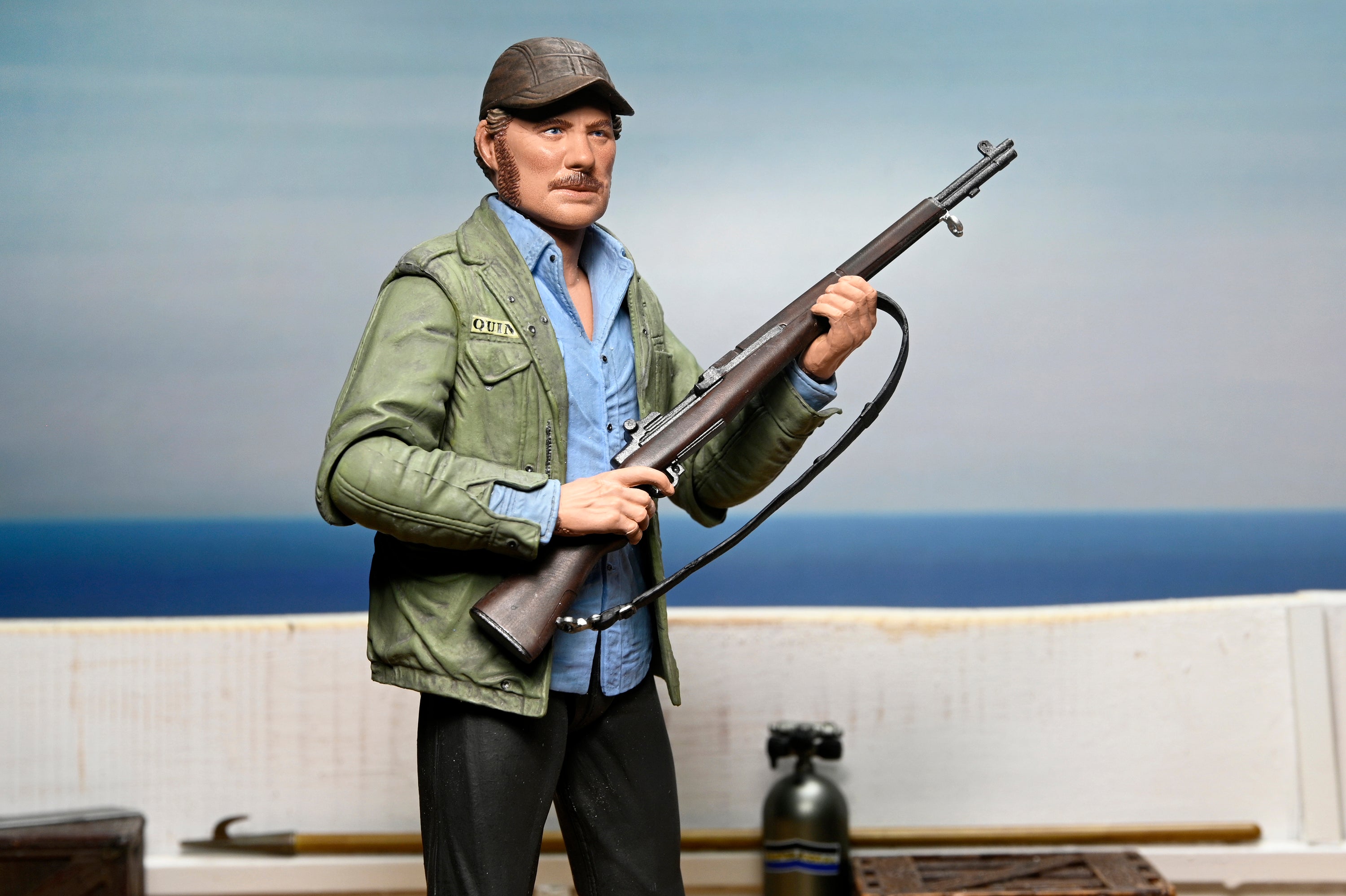 Jaws - 50th Anniversary Ultimate Sam Quint 7” Scale Action Figure - NECA