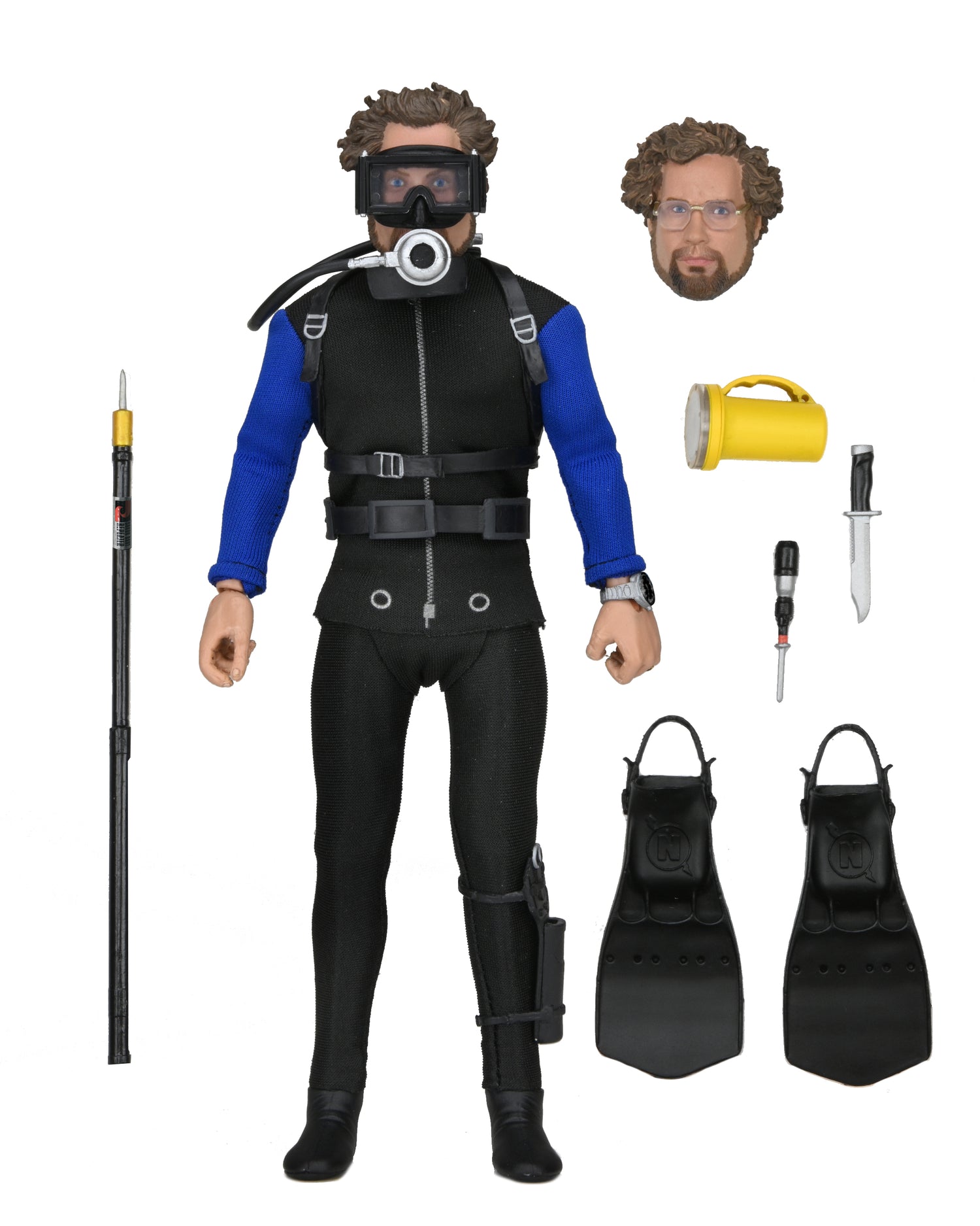 Jaws - Matt Hooper (Shark Cage) 8&quot; Clothed Action Figure - NECA