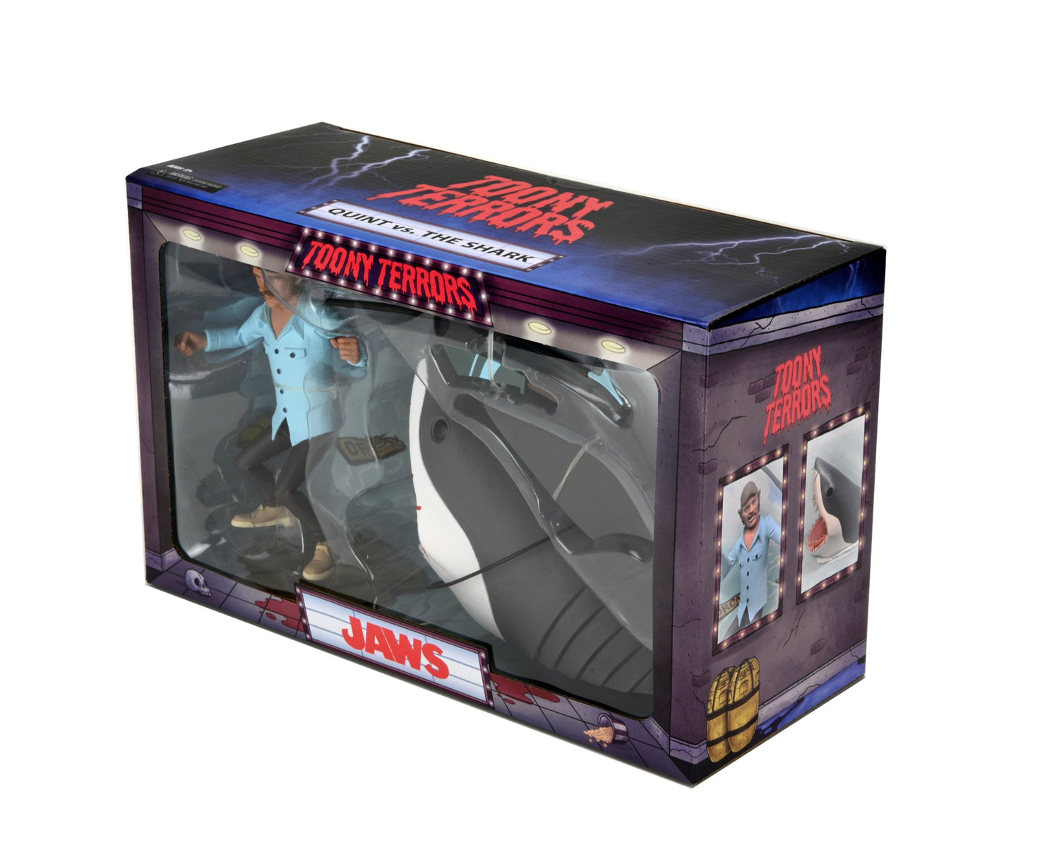 Jaws - Toony Terrors Quint and Shark 6&quot; Scale Action Figures (2-Pack) - NECA